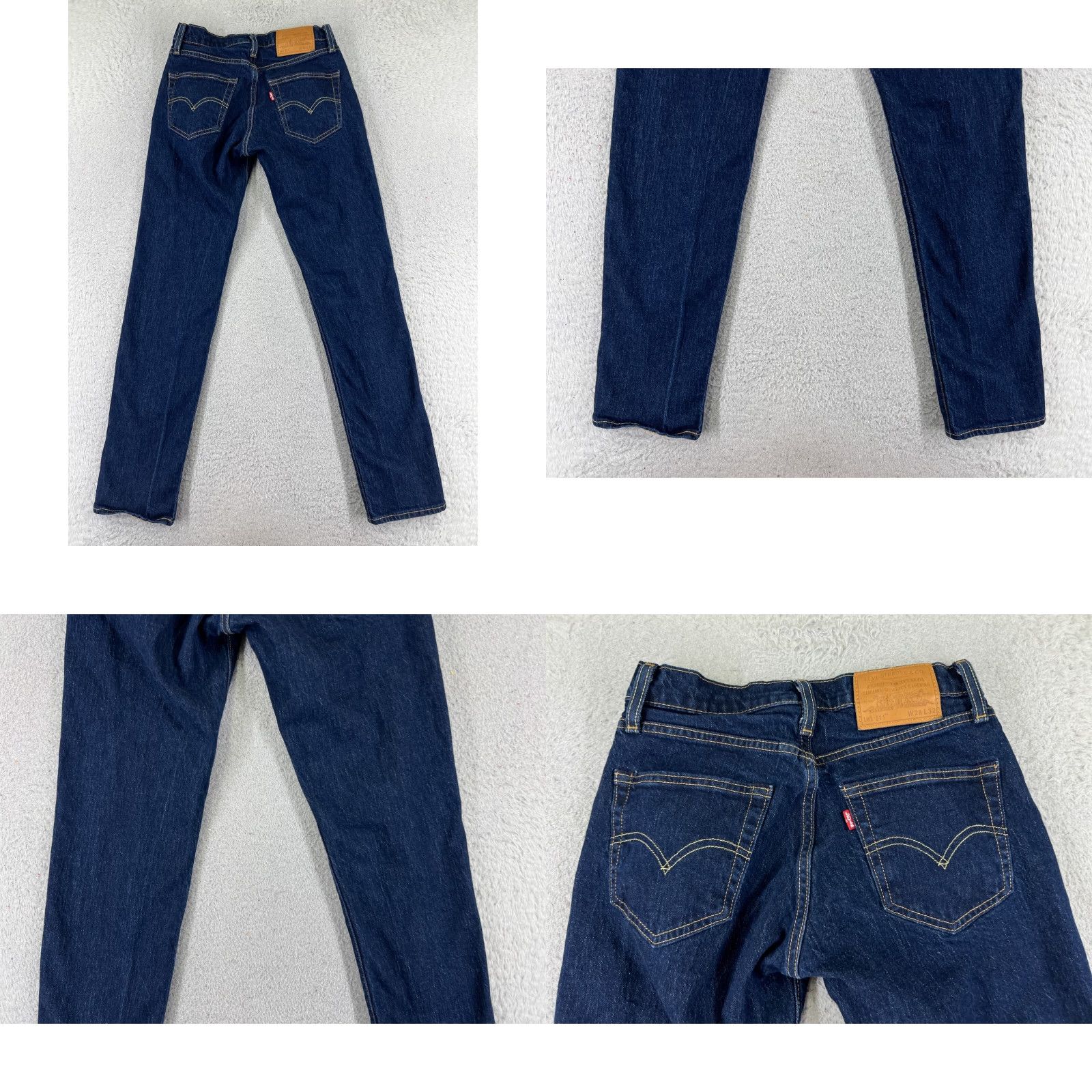 Levi's Levi's Jeans 28 Blue Denim 511 Slim Cotton Blend Premium Dark 30in 5-Pocket Mens Regular Jeans Size US 28 / EU 44 - 10 Thumbnail