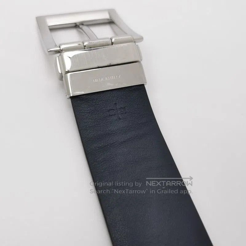 Prada Prada Classic Black Leather Logo Belt. Size ONE SIZE - 4 Thumbnail
