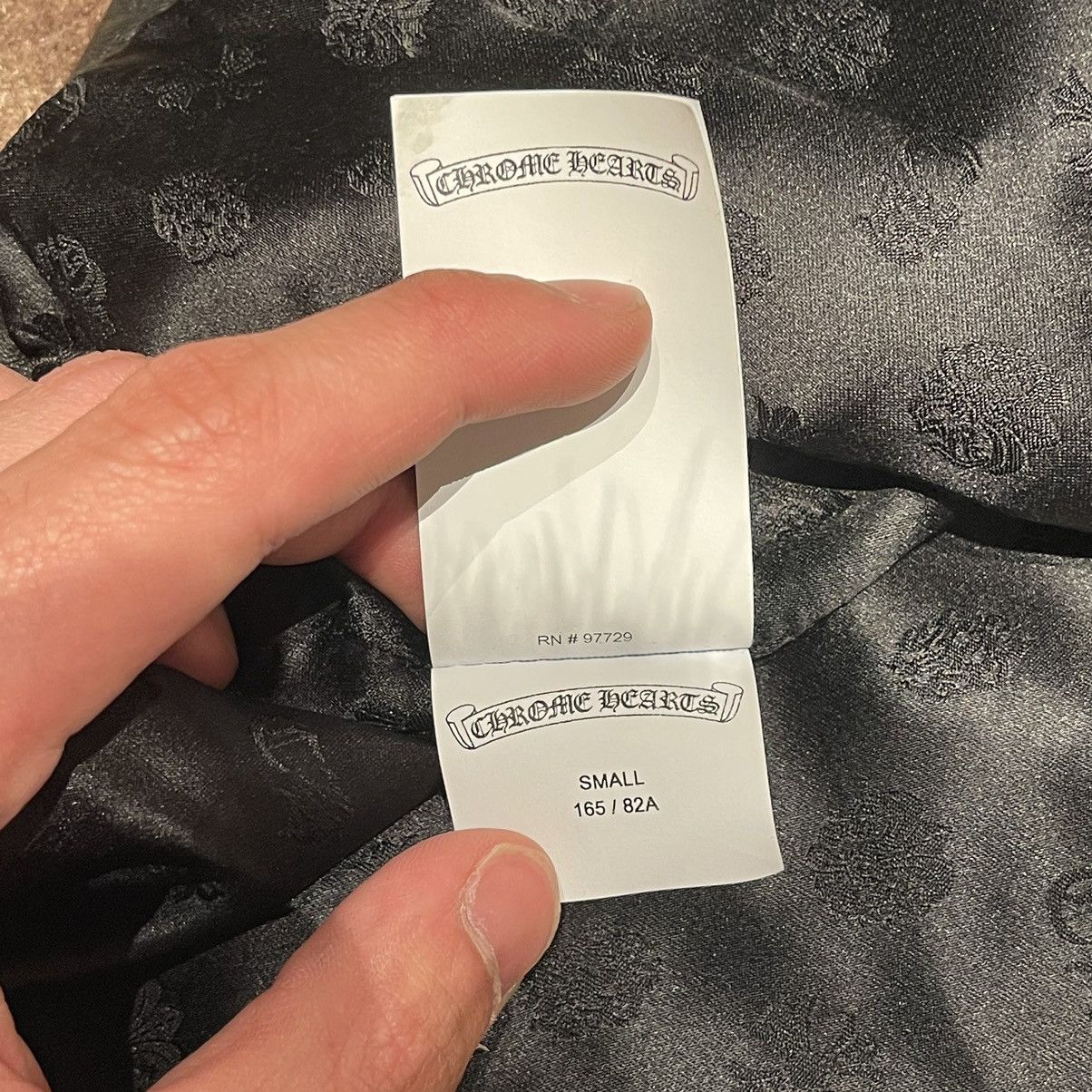 Chrome Hearts Chrome Hearts Black Leather Button Jacket Size US S / EU 44-46 / 1 - 8 Thumbnail