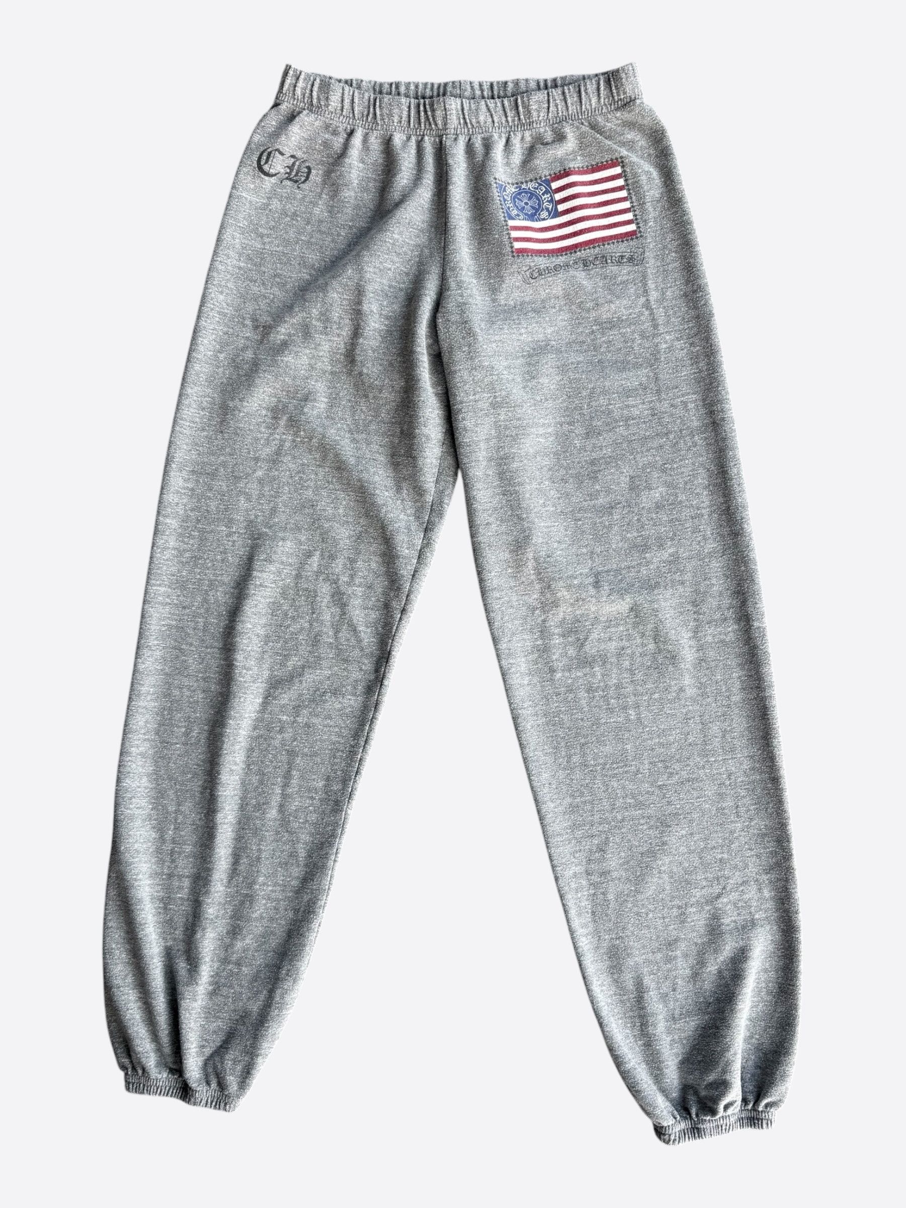 Chrome Hearts Chrome Hearts Grey USA Sweatpants Size US 32 / EU 48 - 1 Thumbnail