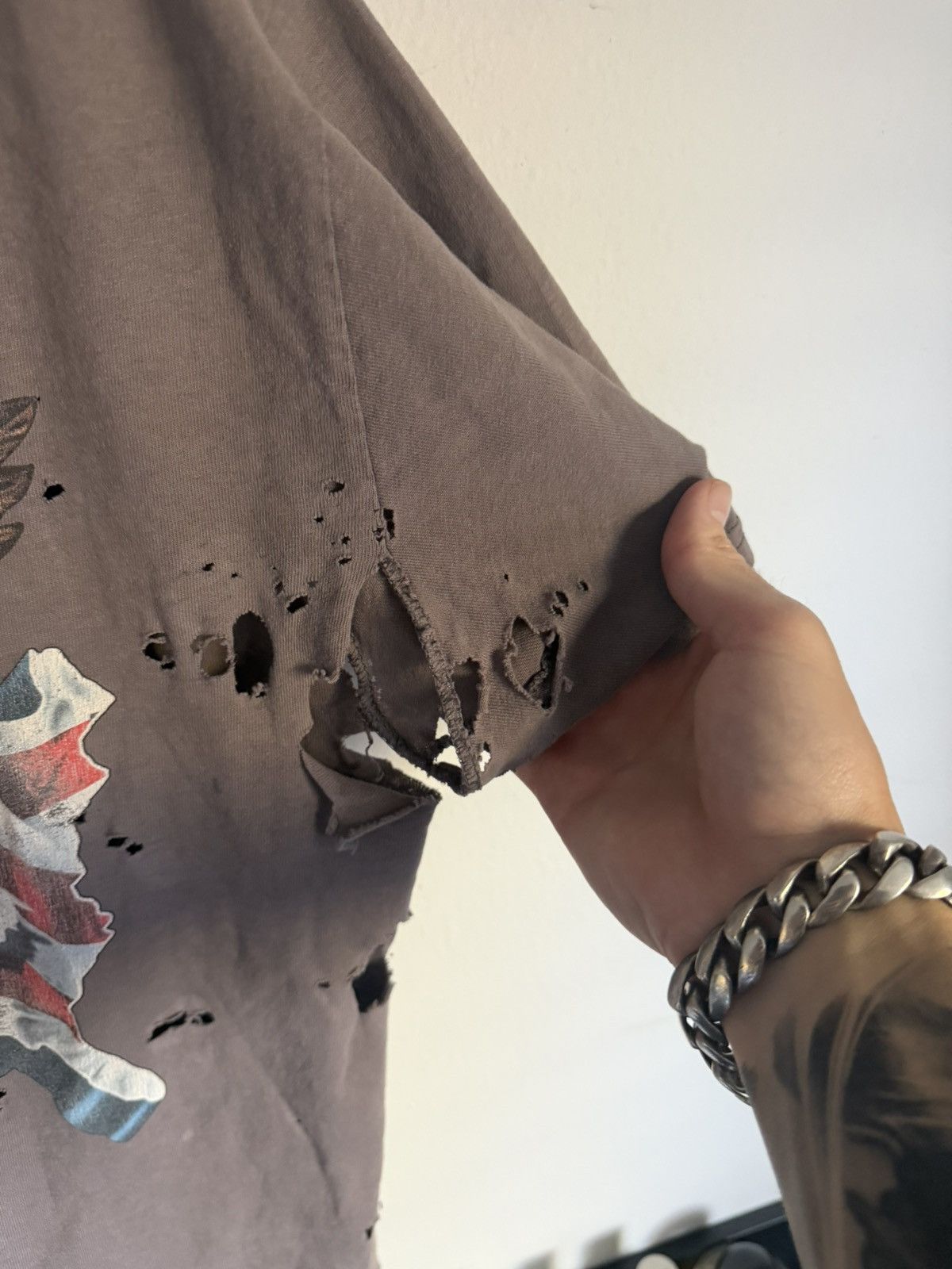 Harley Davidson ABSOLUTELY THRASHED FUCKING SMOKED HARLEY DAVIDSON Size US L / EU 52-54 / 3 - 4 Thumbnail