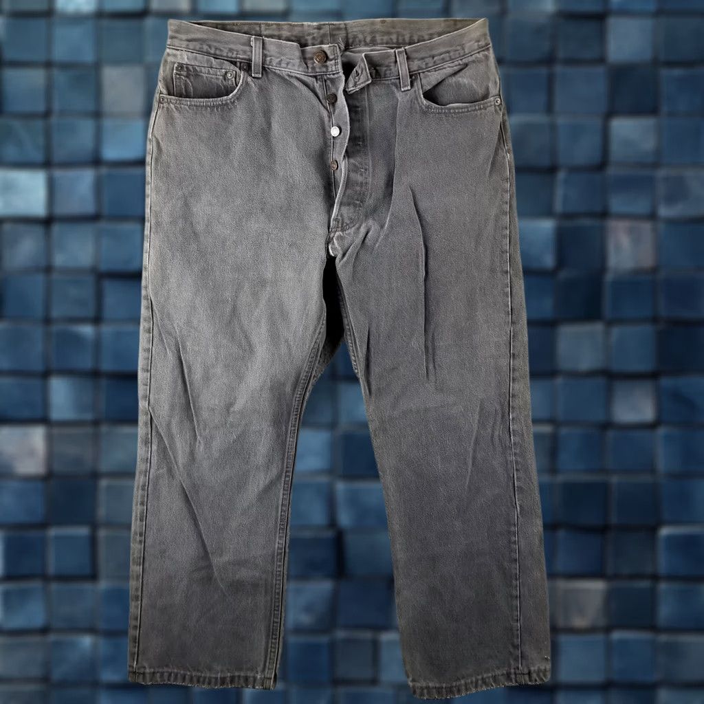 Levi's Levi's 501 Jeans Main Copper Hardware Button Fly Denim 36X27 Gray - Vintage, Regular, Men, 90s Theme, US Size US 36 / EU 52 - 1 Thumbnail