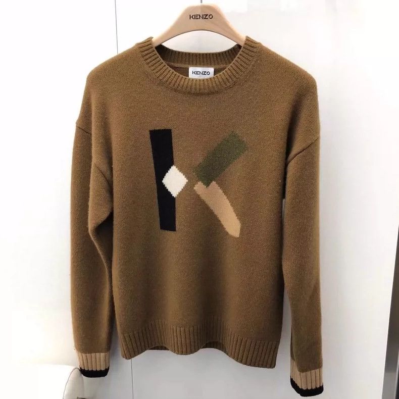 Kenzo KENZO Men's Wool Sweater - dmc Size US M / EU 48-50 / 2 - 1 Thumbnail