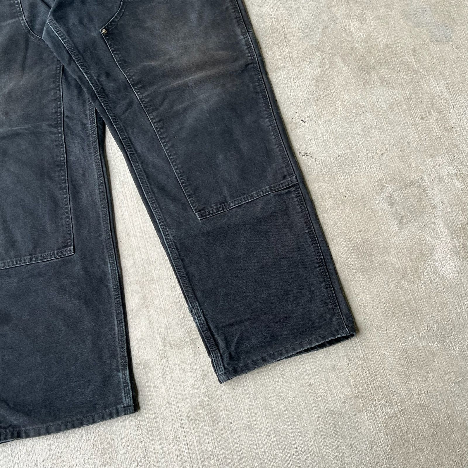 Carhartt × Vintage Carhartt black double knee work wear carpenter pants Size US 37 - 3 Thumbnail
