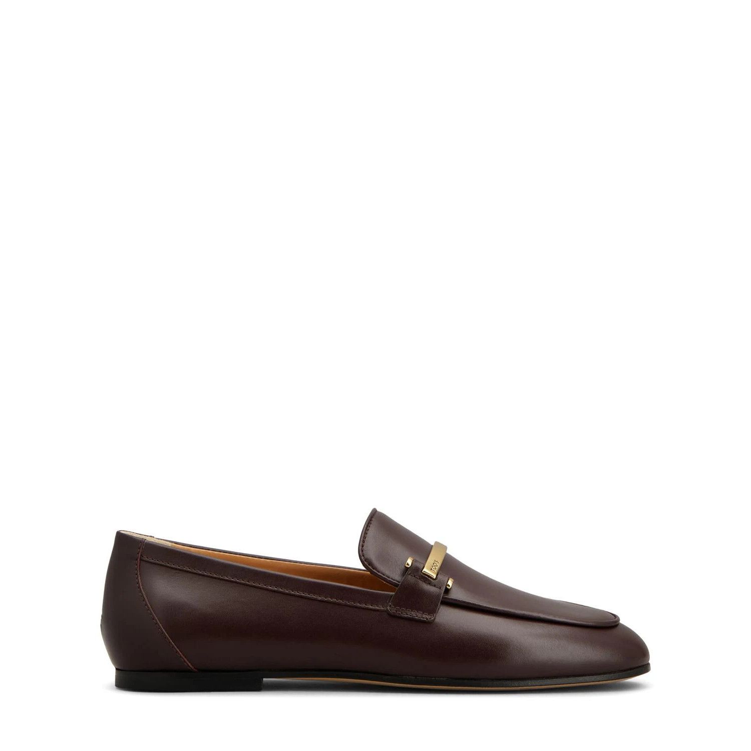 TOD'S Brown Leather Loafers New (Women's size:12;)