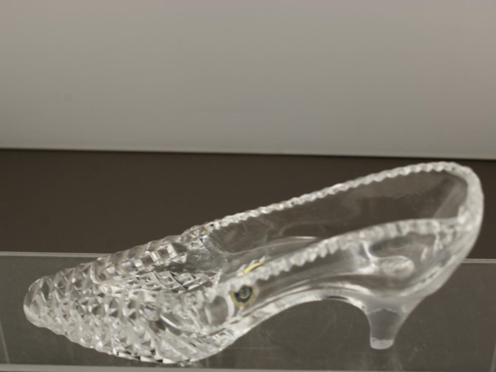 Other Tutbury Vintage Crystal Cinderella Cut Glass Slipper Shoes Size ONE SIZE - 4 Thumbnail