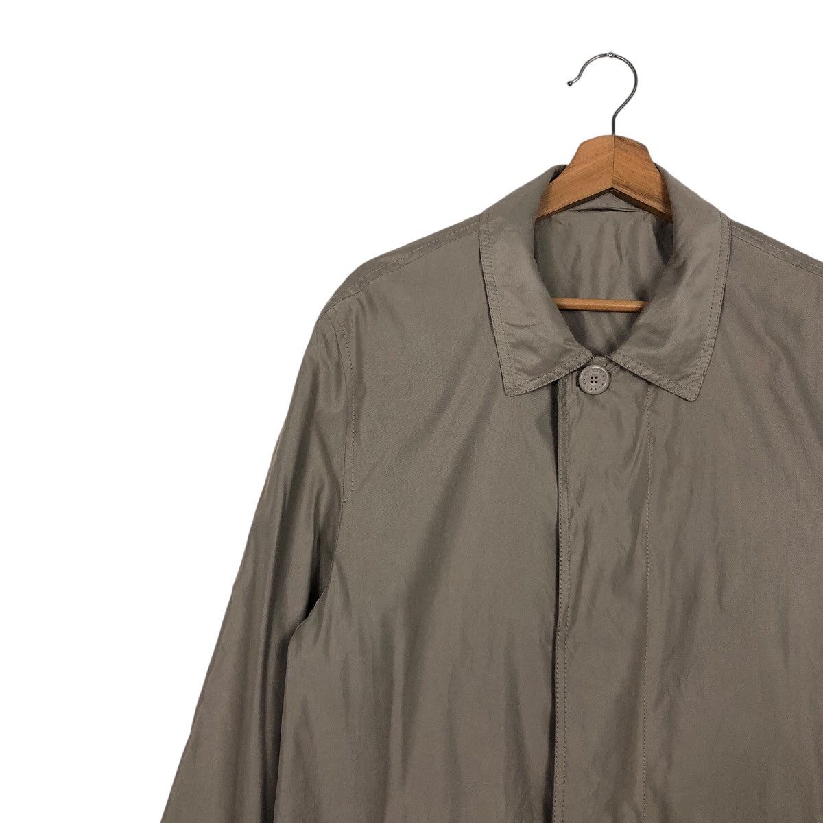 📌Vintage Long Jacket Genuine Pelle Leather Ermenegildo Zegna