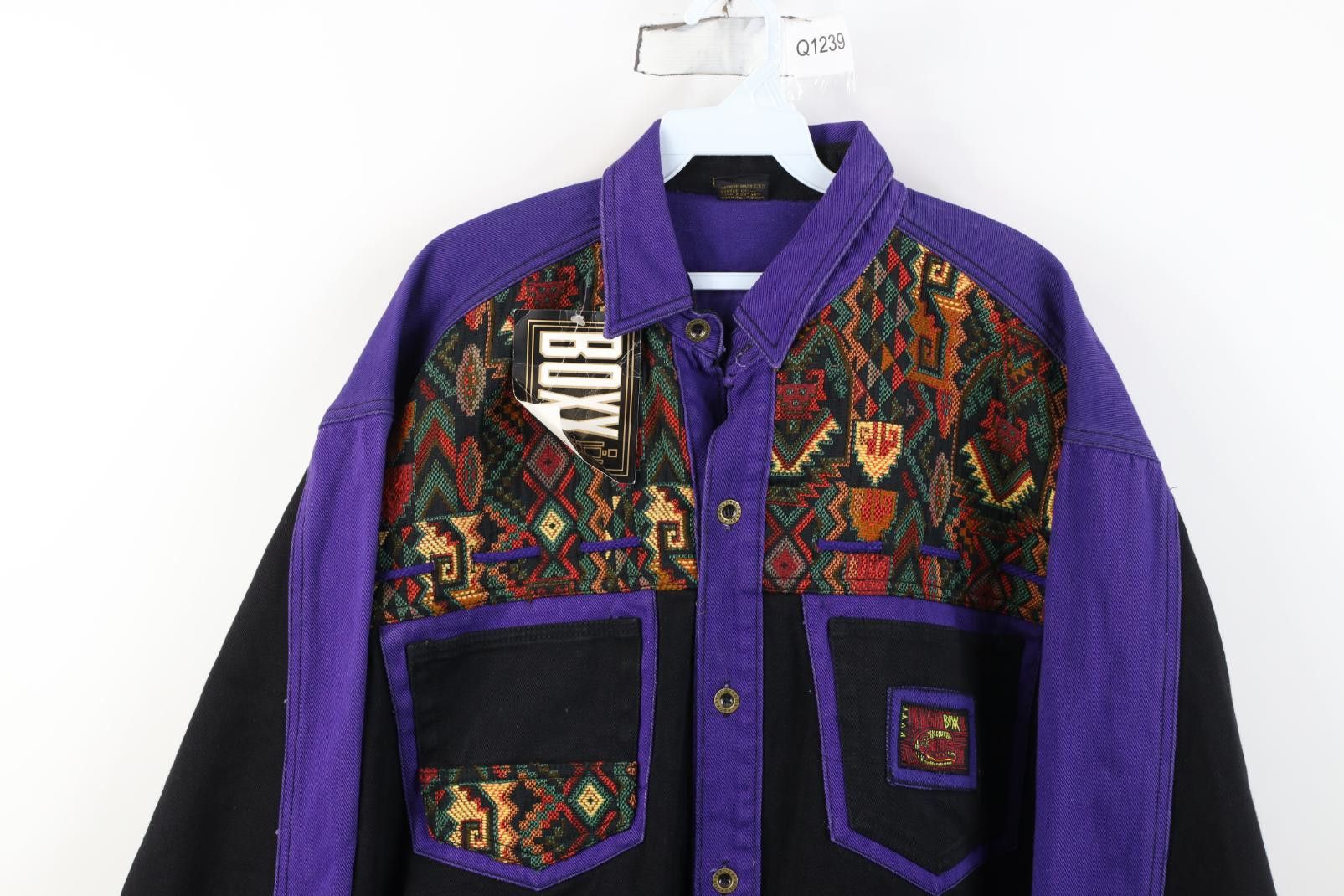 Vintage Deadstock Vintage 90s Streetwear Southwestern Shirt Jacket Size US M / EU 48-50 / 2 - 2 Thumbnail