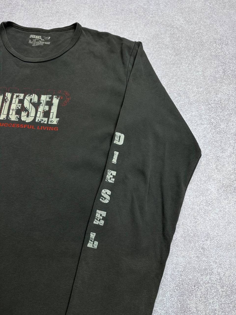 Diesel × Vintage Vintage Diesel Avantgarde Grunge Longsleeve Shirt Y2K XL Size US XL / EU 56 / 4 - 3 Thumbnail