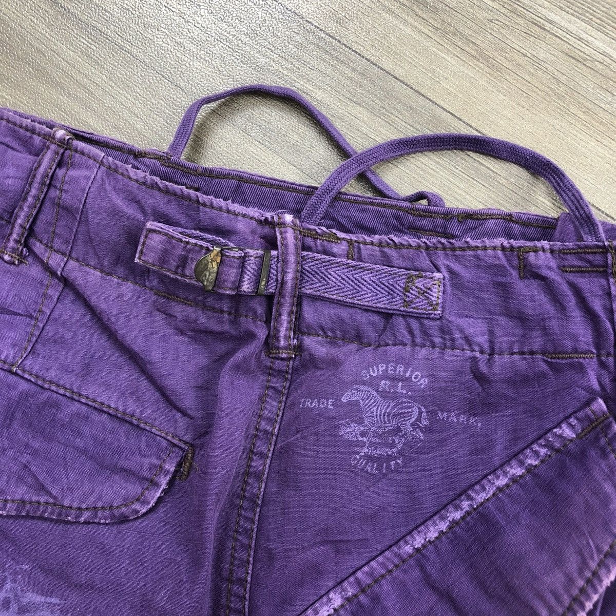Polo Ralph Lauren Vintage Polo Ralph Lauren Military Bondage Cargo Shorts Size US 32 / EU 48 - 15 Thumbnail