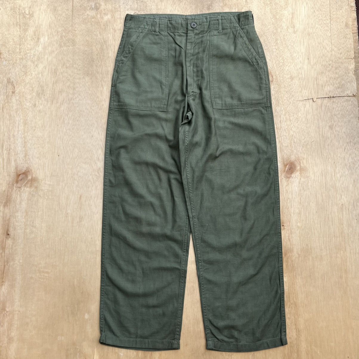 Alpha Industries UTILITY FATIGUE OG 107 VINTAGE MILITARY PANTS / BUZZ RICKSON Size US 34 / EU 50 - 1 Thumbnail