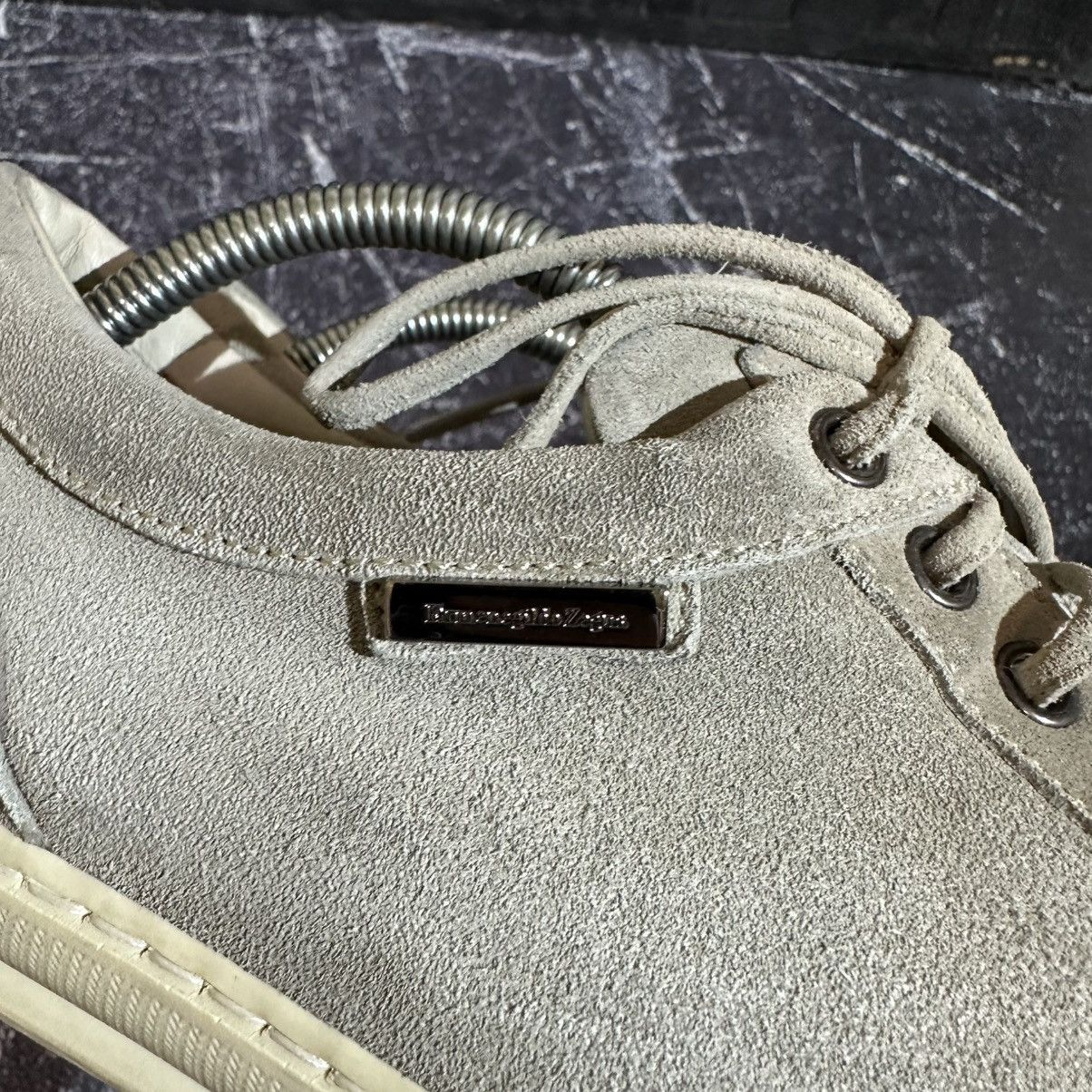 Ermenegildo Zegna ERMENEGILDO ZEGNA - Men’s Suede Sneakers Size 7 Size US 7 / EU 40 - 4 Thumbnail
