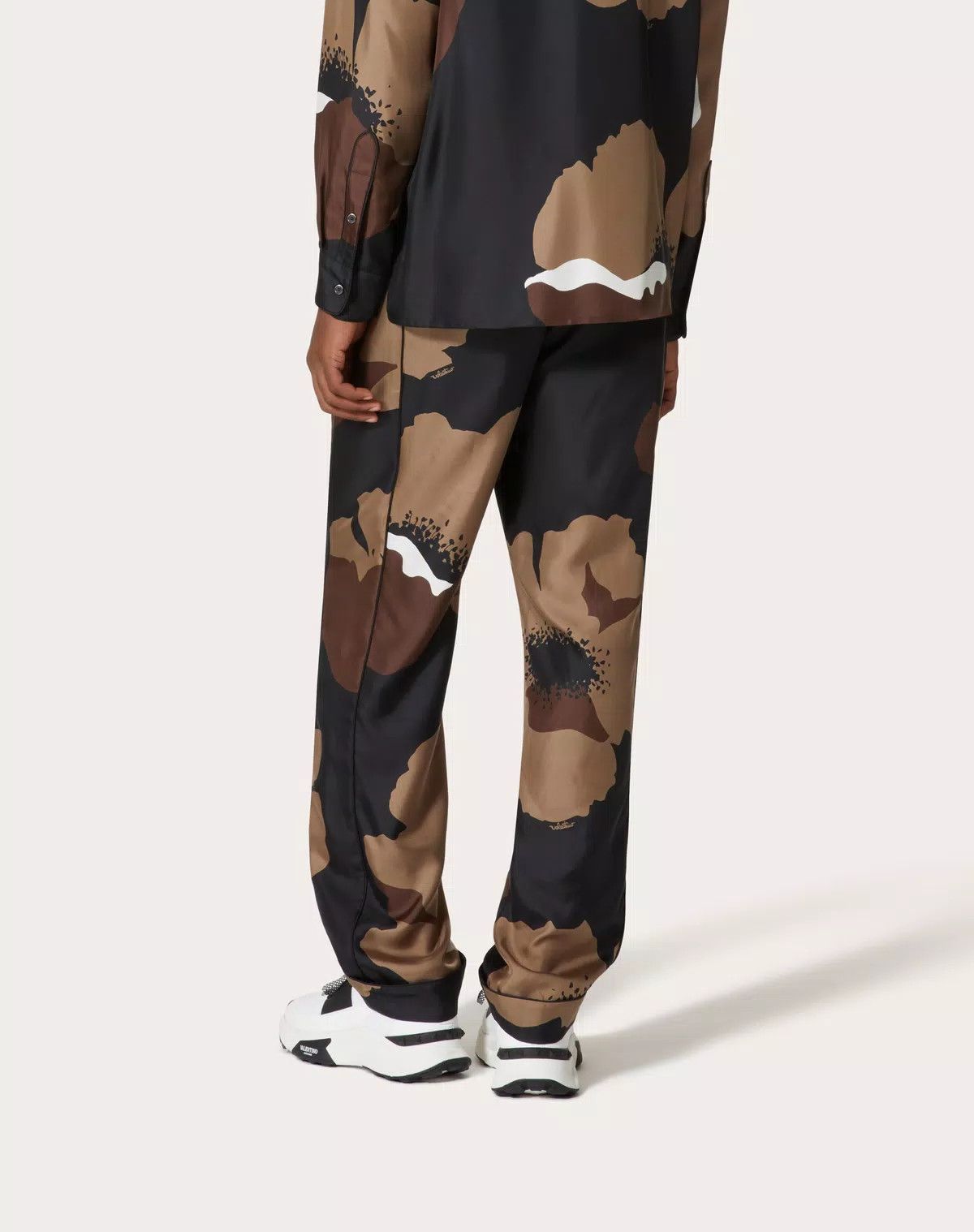 Valentino oc11z0725 Silk Twill Pyjama Pants in Multicolor Size US 36 / EU 52 - 5 Thumbnail