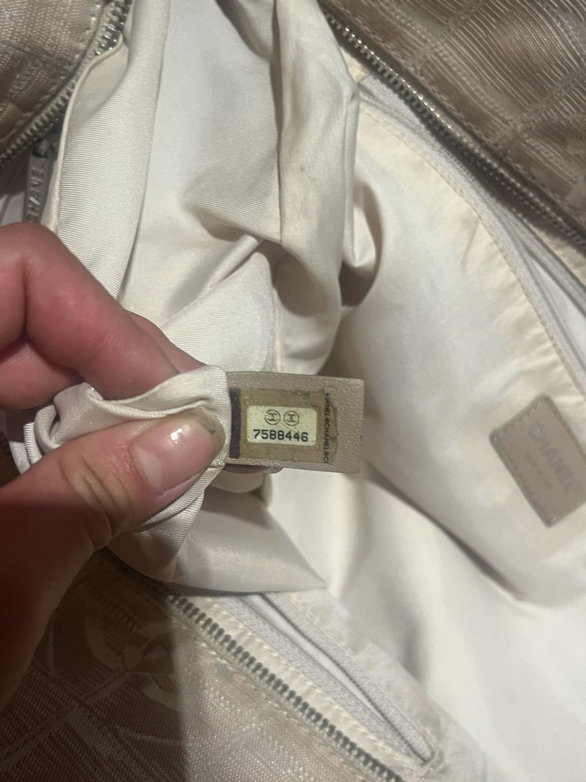 Chanel Chanel Beige Fabric Travel Line Bag Size ONE SIZE - 5 Thumbnail