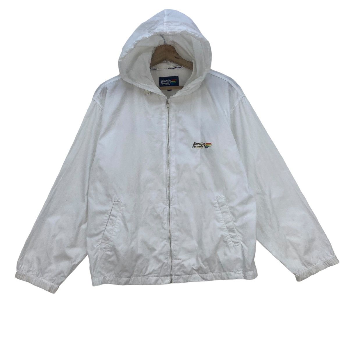 Benetton Vintage Benetton Formula 1 Racing Team Zipper Jacket Sweater Size US S / EU 44-46 / 1 - 2 Thumbnail