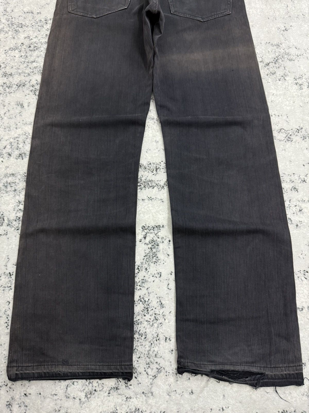 Studio D'Artisan Vintage STUDIO DARTISAN Striped Distressed Faded Release Hem Size US 29 - 13 Thumbnail