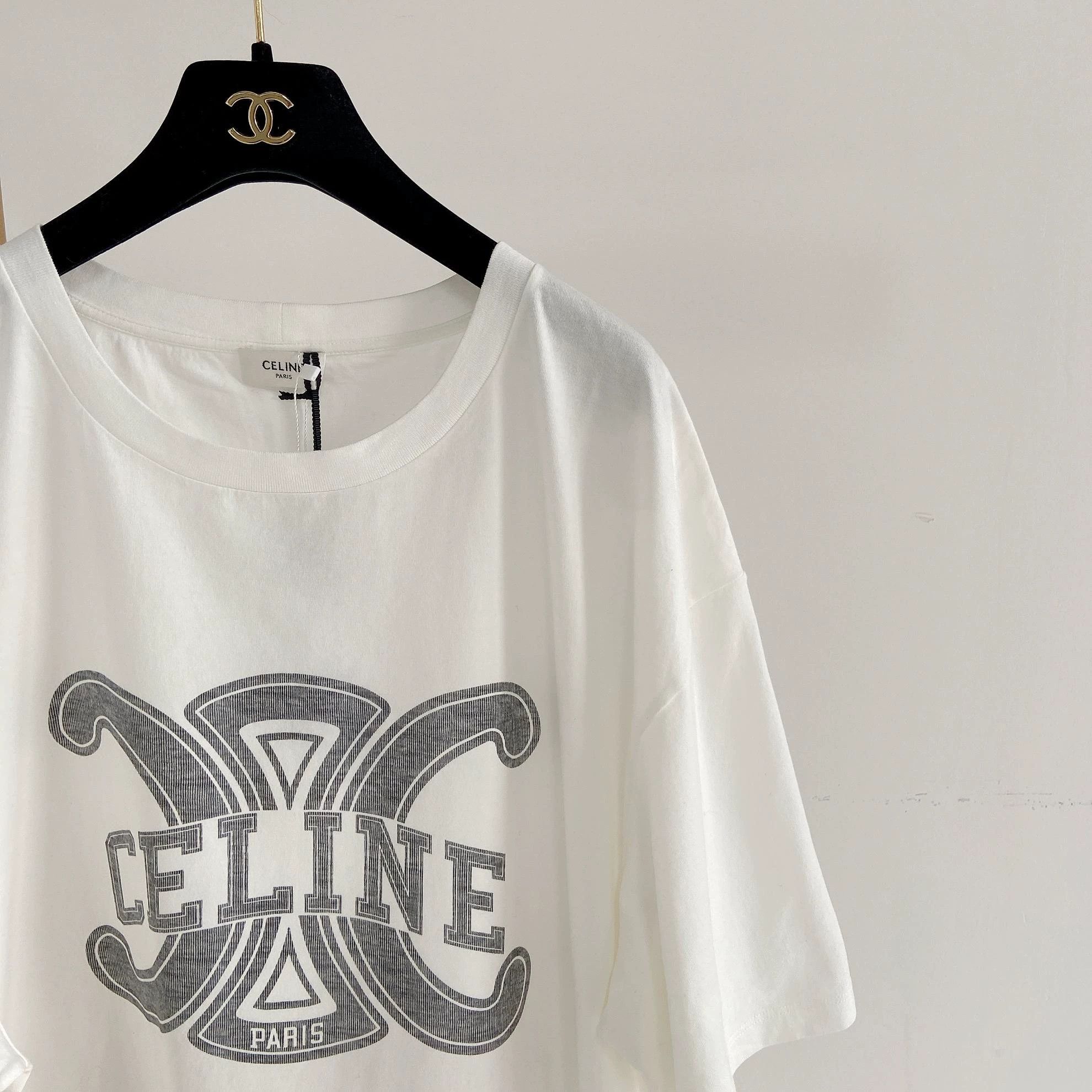 Celine Celine Triumph Arc print T-shirt M with tags Size M / US 6-8 / IT 42-44 - 4 Thumbnail