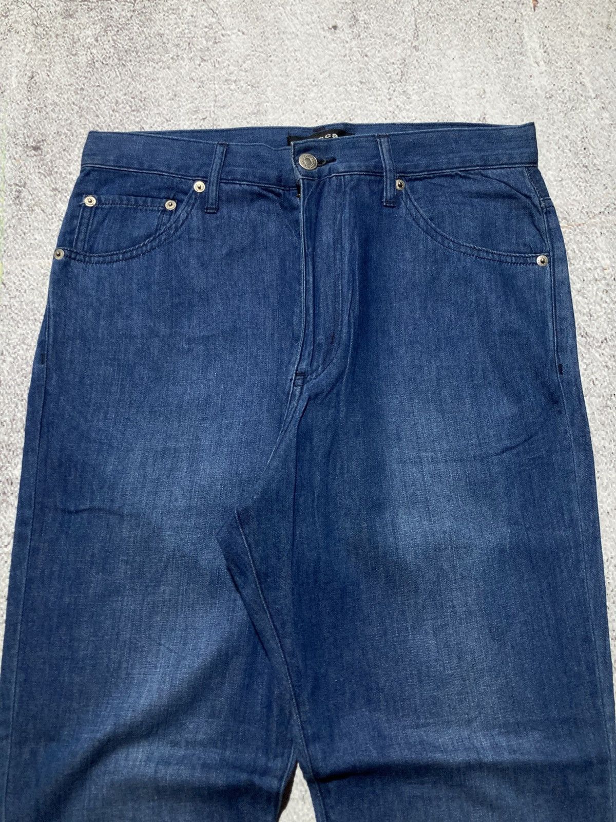 CABANE de ZUCCa Zucca by Issey Miyake Soft Denim Jeans Indigo Dye Pants Size US 31 - 10 Thumbnail