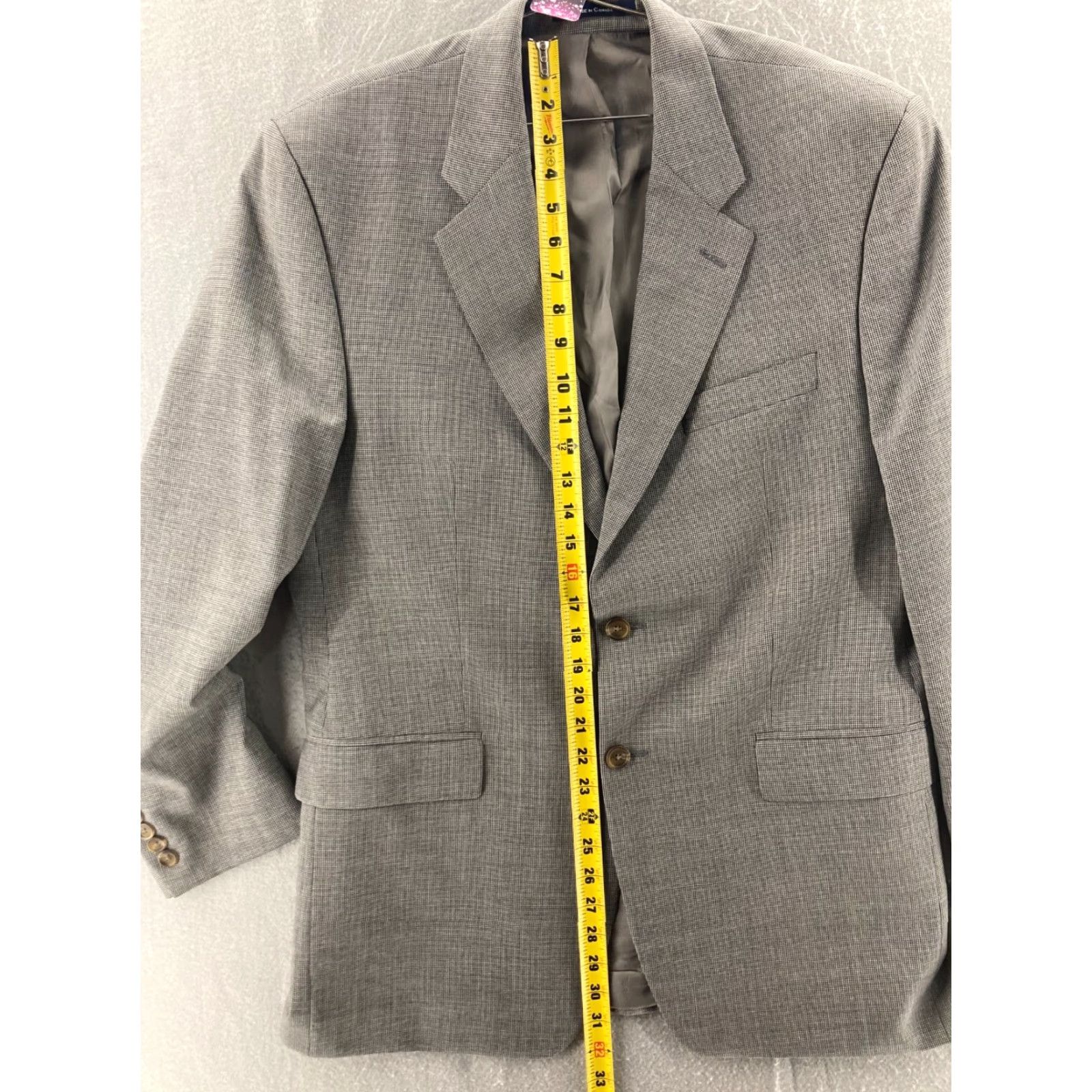 Chaps Chaps Sport Coat Mens 42 R Wool Cashmere Blend Jacket Coat, Gray, Jacket, 2 Piece, Classic Fit, 42 Chest, Regular Length, Men, Sports, Brand: Chaps Size US XS / EU 42 / 0 - 3 Thumbnail