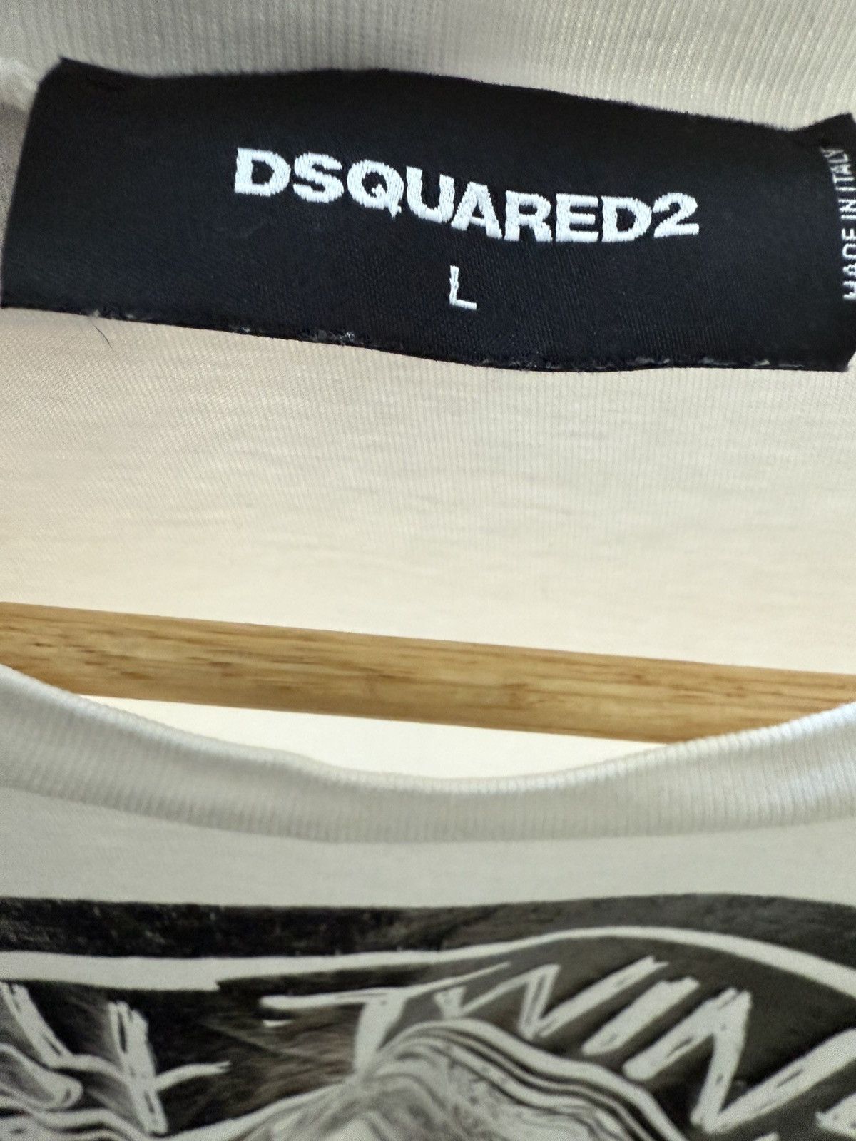 Dsquared2 Dsquared2 Graphic T-Shirt White “64 Twins” – Size L Size US L / EU 52-54 / 3 - 3 Thumbnail