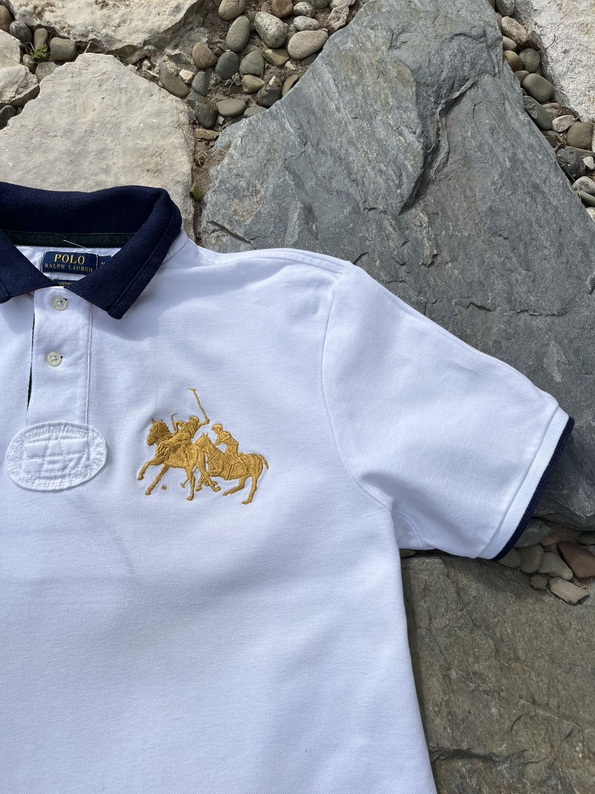 Glo Gang × Polo Ralph Lauren Polo Ralph Lauren Chief Keef style polo tee y2k double pony Size US XL / EU 56 / 4 - 3 Thumbnail