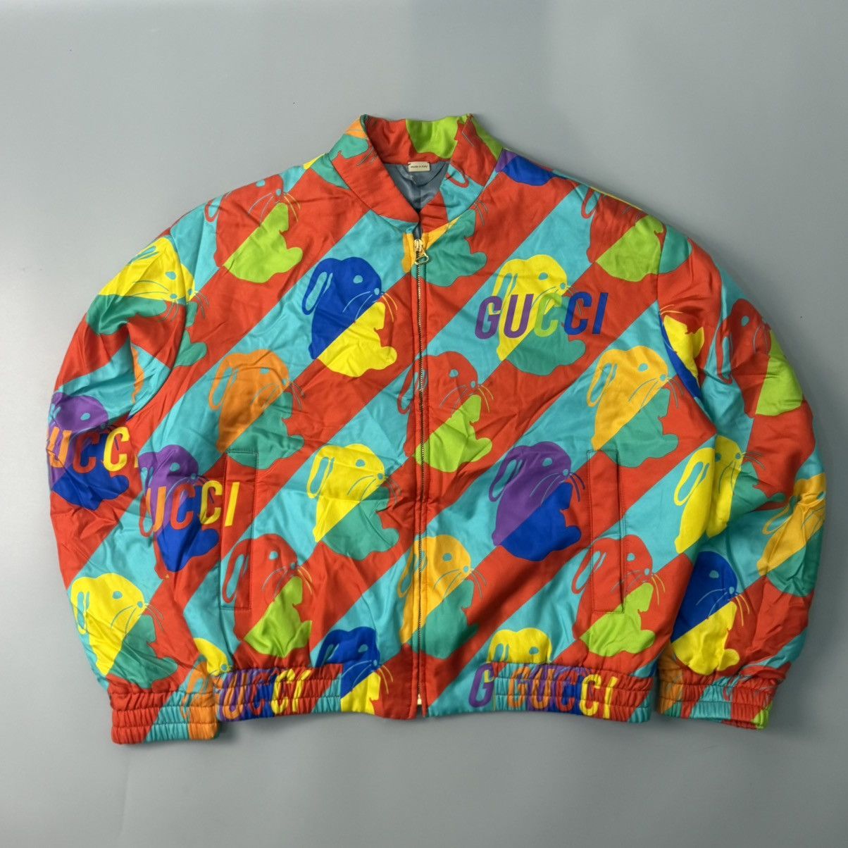 Gucci Gucci Bunny Print Zip Jacket Size US S / EU 44-46 / 1 - 2 Thumbnail