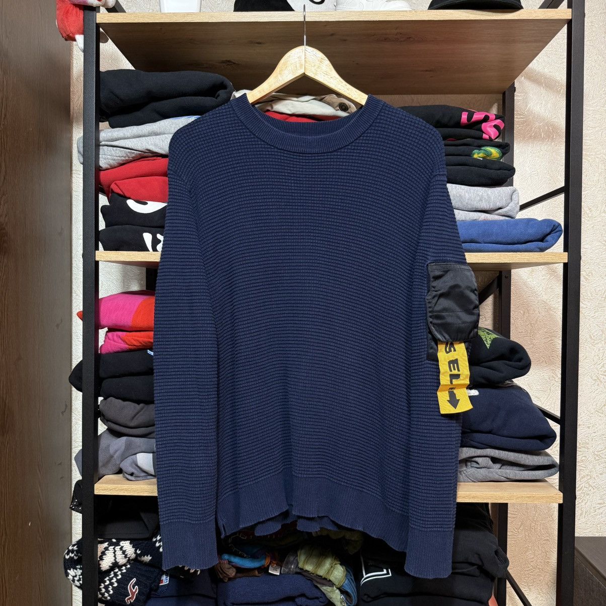 Diesel 📌 Crazy Diesel Crew Neck Sweater Pocket Longsleeve Size US M / EU 48-50 / 2 - 1 Thumbnail