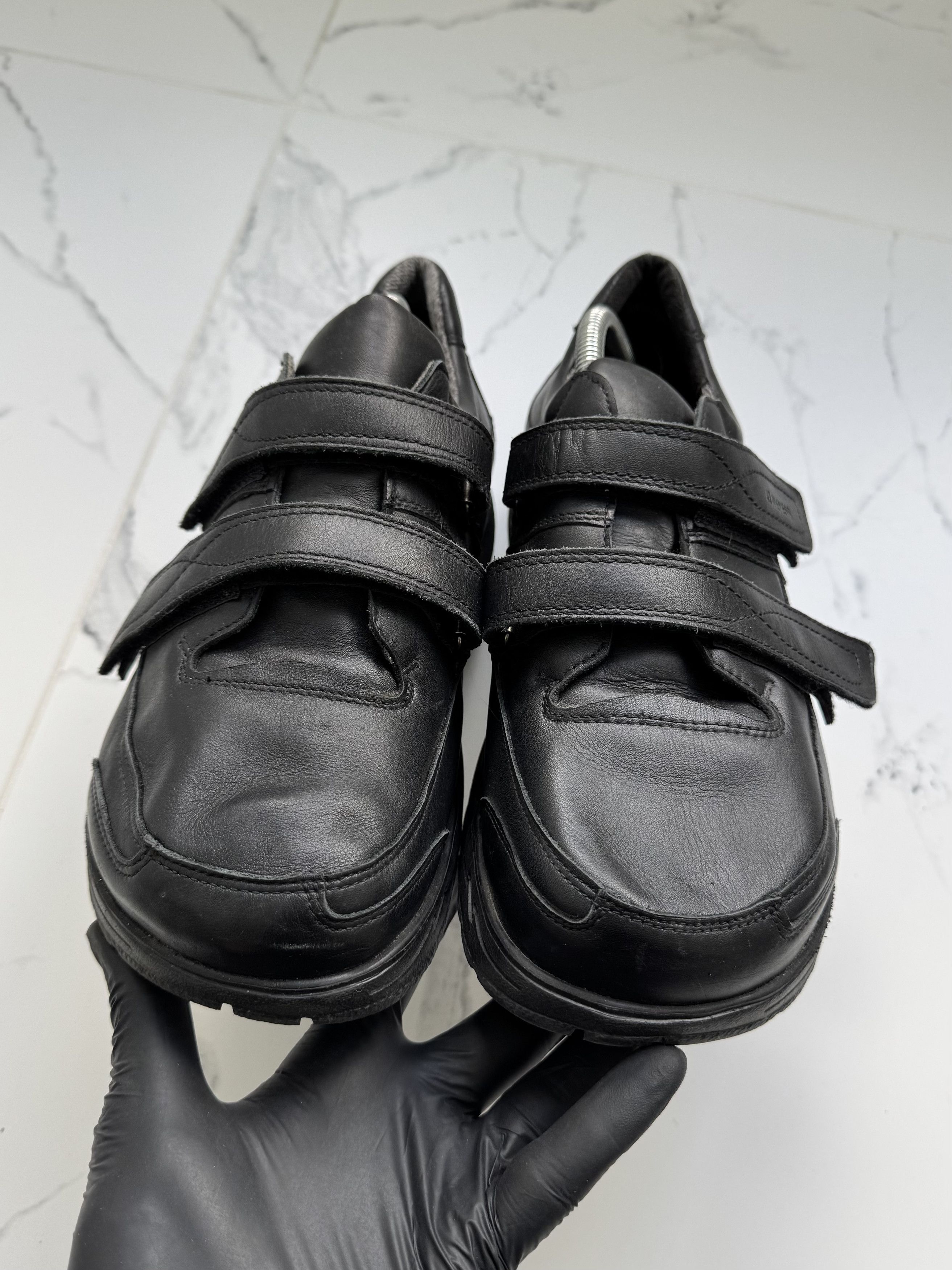 Vintage Vintage Leather Comfort Walking Shoes Double Velcro Strap Size US 11 / EU 44 - 6 Thumbnail