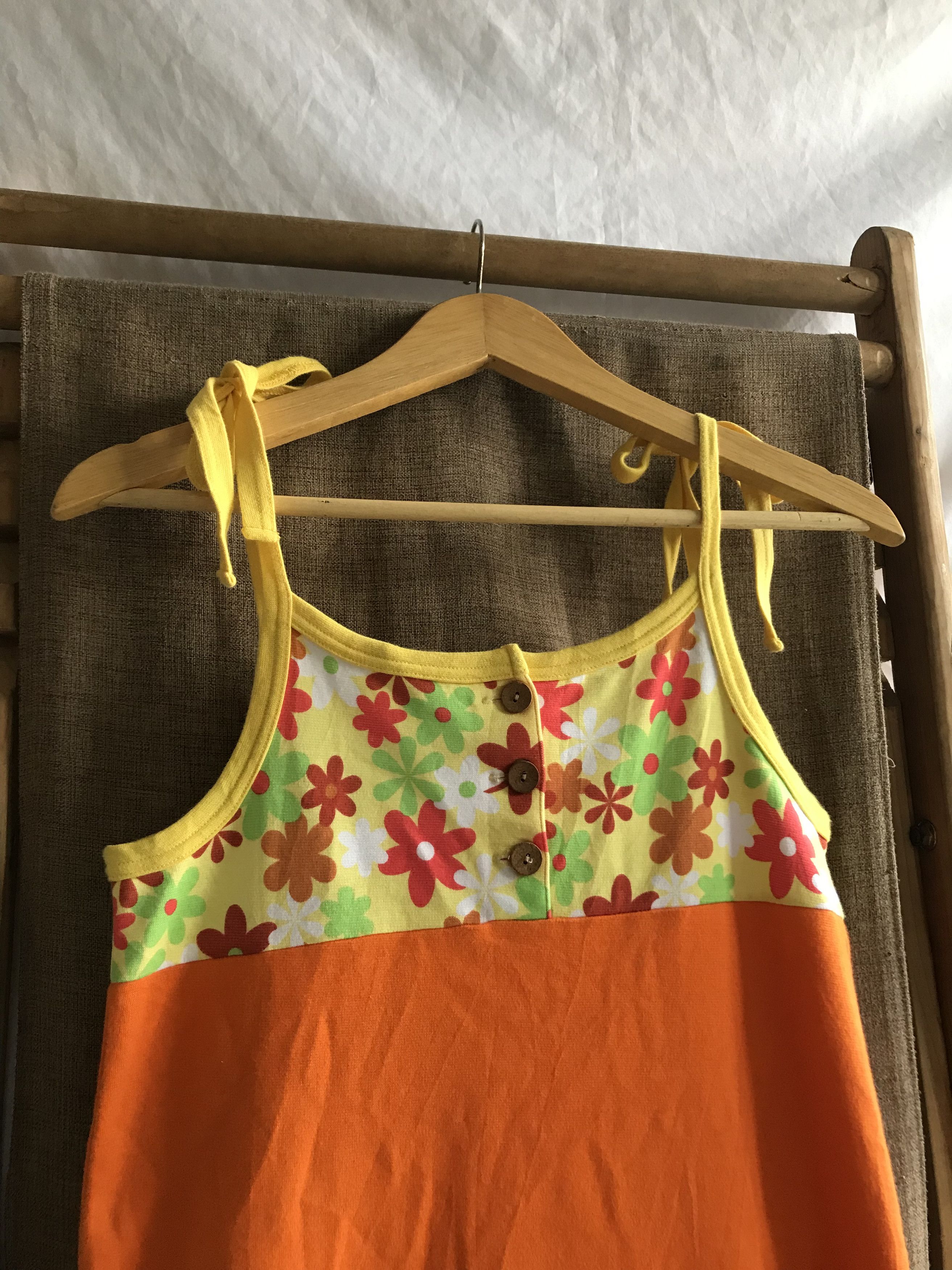 Angel Blue Daisy Lovers Sleeveless Y2K Flowers Pattern Dress Size S / US 4 / IT 40 - 2 Thumbnail