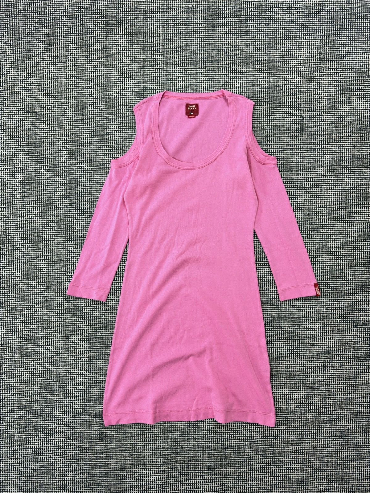 Miss Sixty Miss Sixty y2k vintage cut shoulders pink cute mini dress Size M / US 6-8 / IT 42-44 - 1 Thumbnail