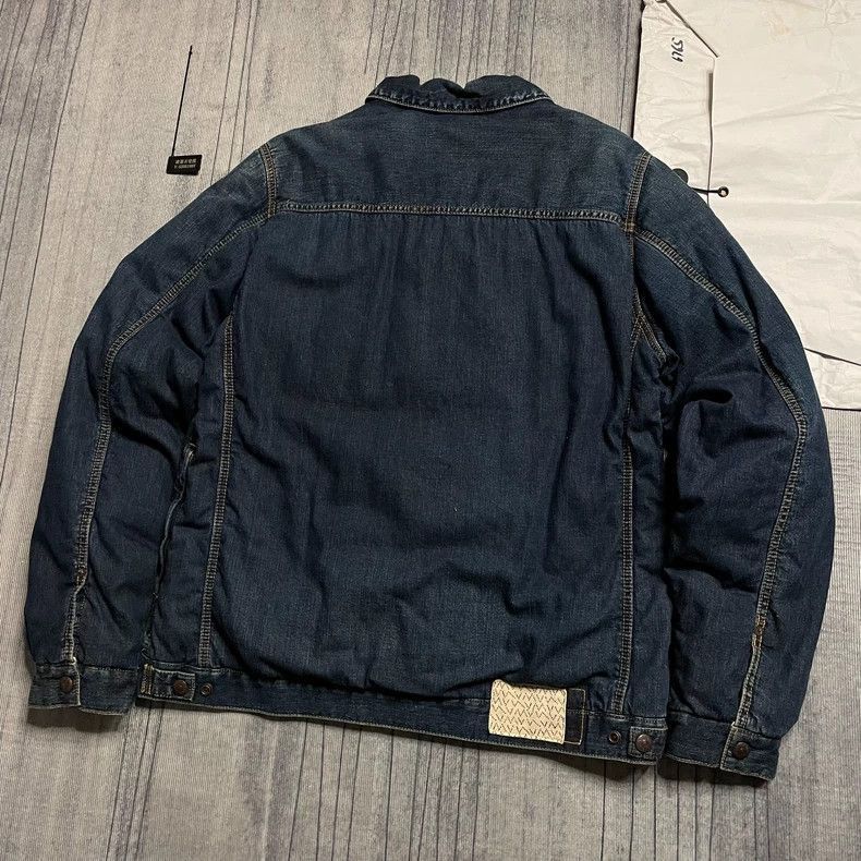 Visvim Visvim Washing to make old denim down jacket coat-2506 Size US L / EU 52-54 / 3 - 2 Thumbnail
