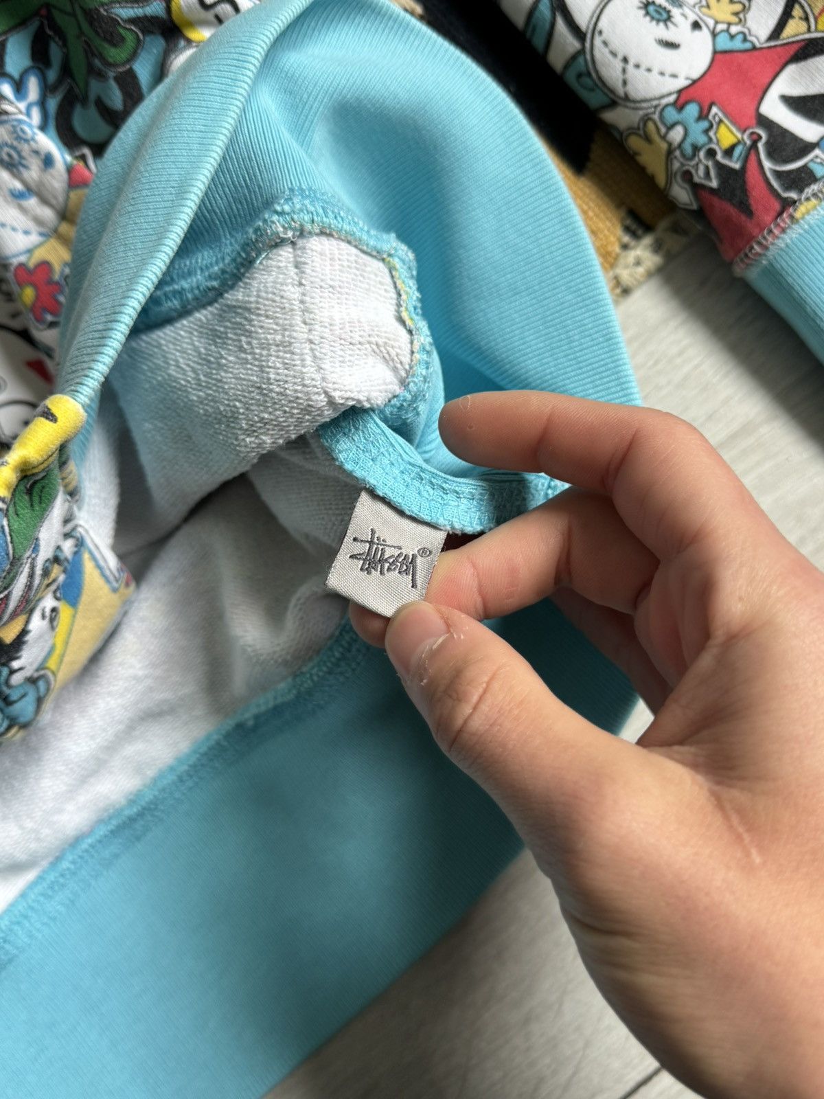 Stussy Stussy Monogram Over Print Cartoon Zip-Hoodie Size US M / EU 48-50 / 2 - 10 Thumbnail