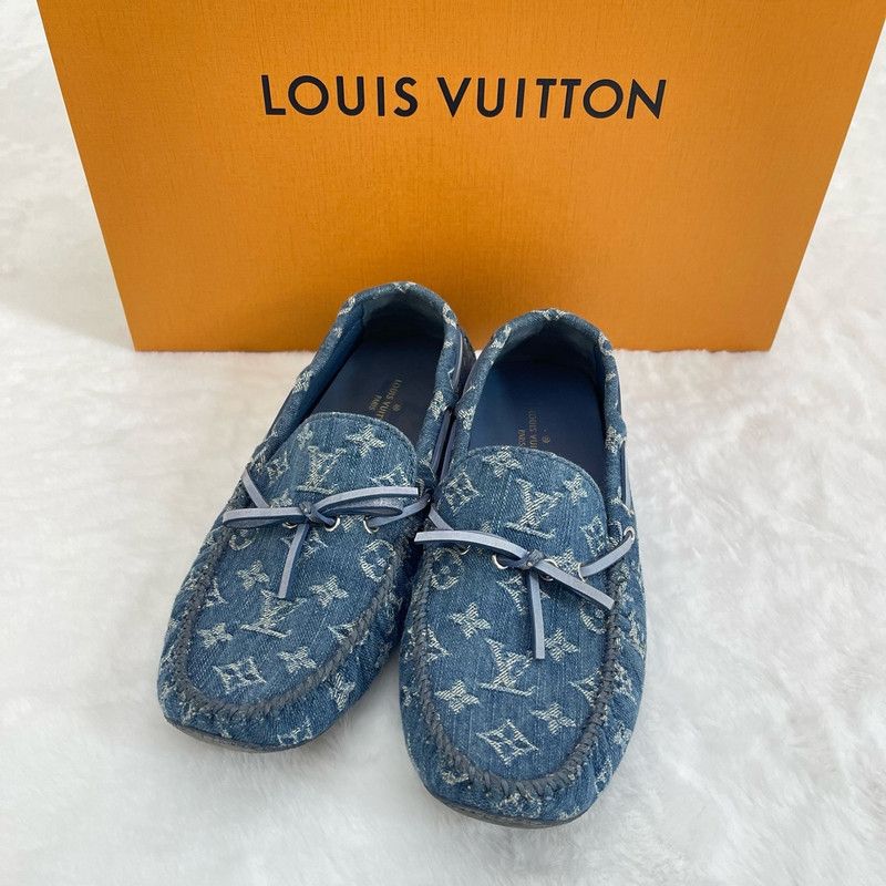 Louis Vuitton Louis Vuitton Arizona Denim Monogram Casual Shoes 0079 Size US 8 / EU 41 - 1 Thumbnail