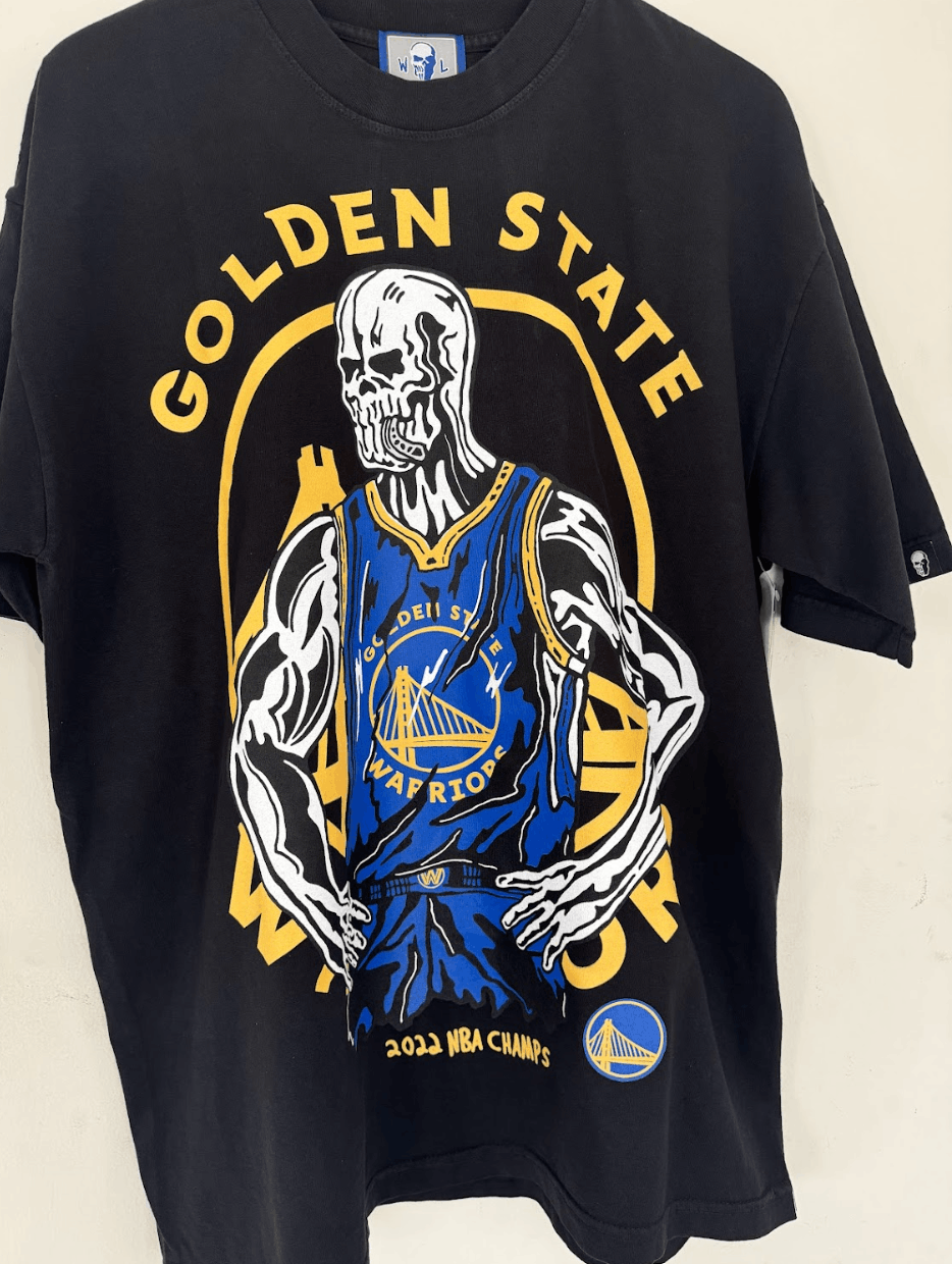 NBA × Warren Lotas Warren Lotas x NBA 'Golden State Warriors Mouthguard' Tee Size US L / EU 52-54 / 3 - 4 Thumbnail