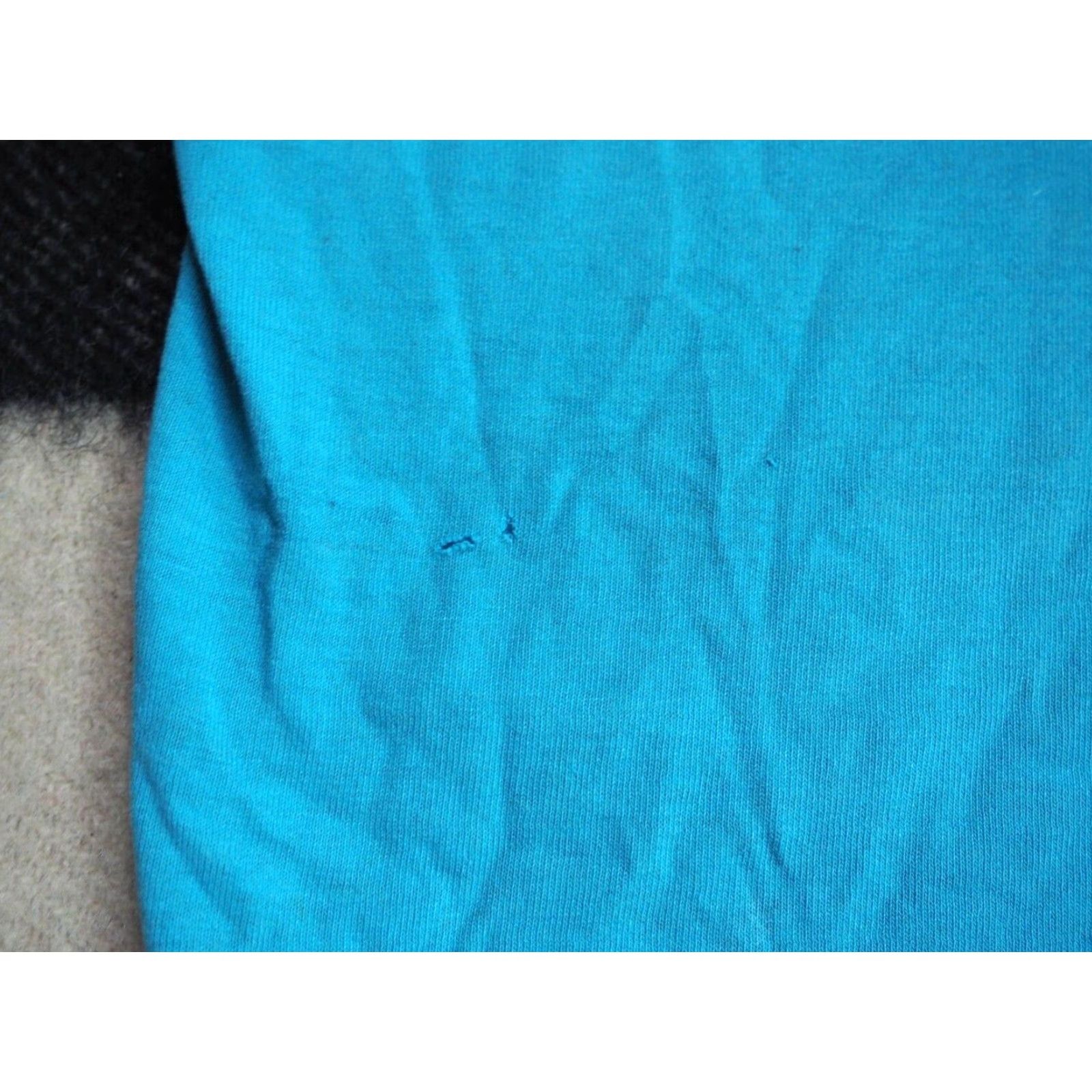 Vintage VTG 90s Screen Stars Elk Mountain Nature Outdoor Art Faded Blue Tee T-Shirt XL Mens Short Sleeve Cotton Blend Graphic Tee Size US XL / EU 56 / 4 - 7 Thumbnail