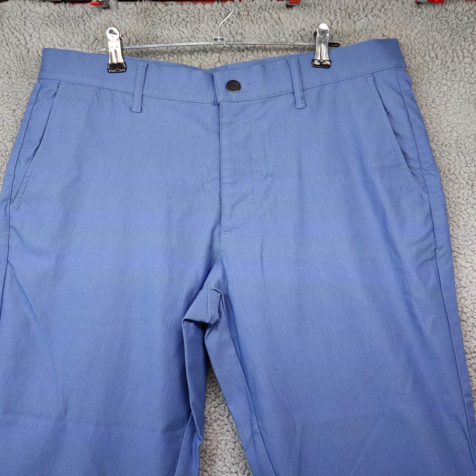 Mizzen+Main Mizzen + Main Men Blue Pants 34x29 Performance Chinos MiUSA Size US 34 / EU 50 - 2 Thumbnail
