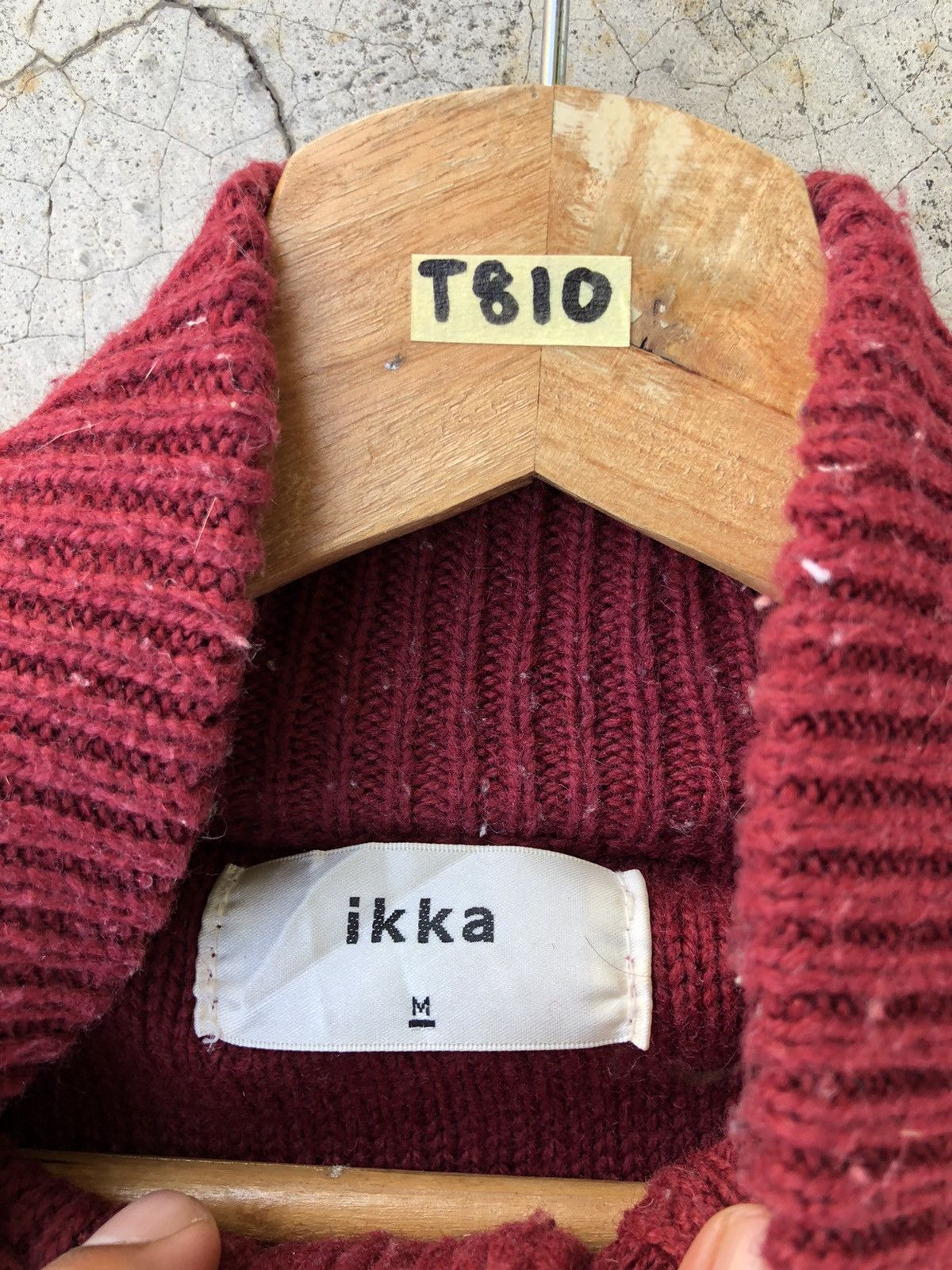 Aran Isles Knitwear Vintage Maron Cardigan Knitting Jumper With Pocket Size US S / EU 44-46 / 1 - 6 Thumbnail