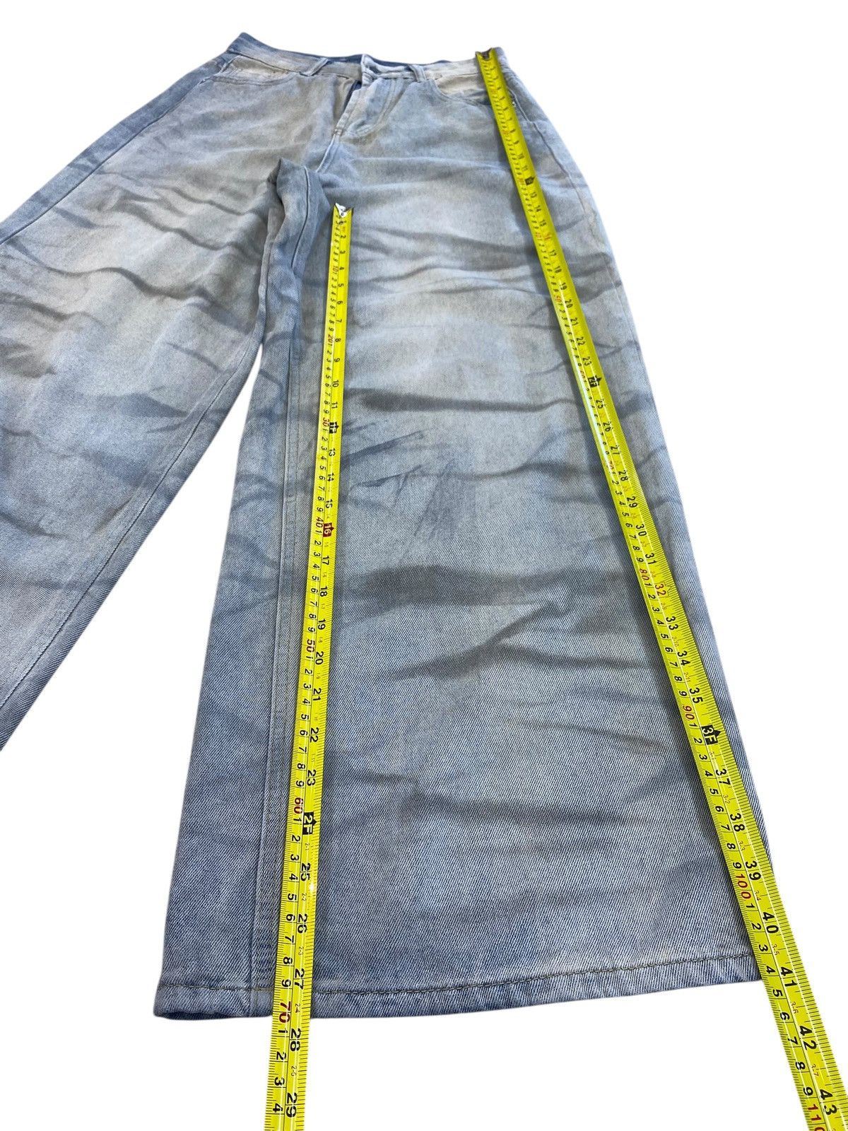 Japanese Brand Japanese Brand Dirty Dye Wash Style Baggy Jeans Size US 26 / EU 42 - 12 Thumbnail