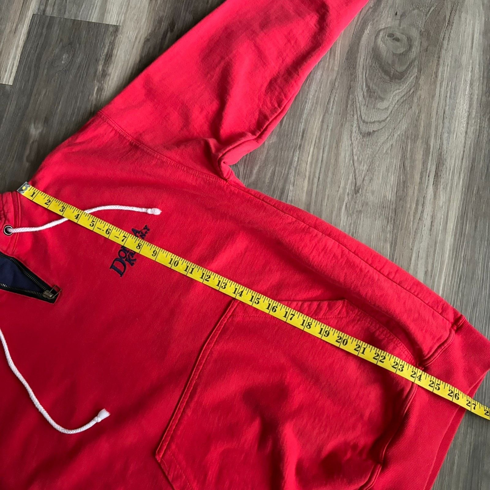 DKNY × Vintage Vintage DKNY Sweatshirt Men's Size M Red Donna Karan Size US M / EU 48-50 / 2 - 6 Thumbnail