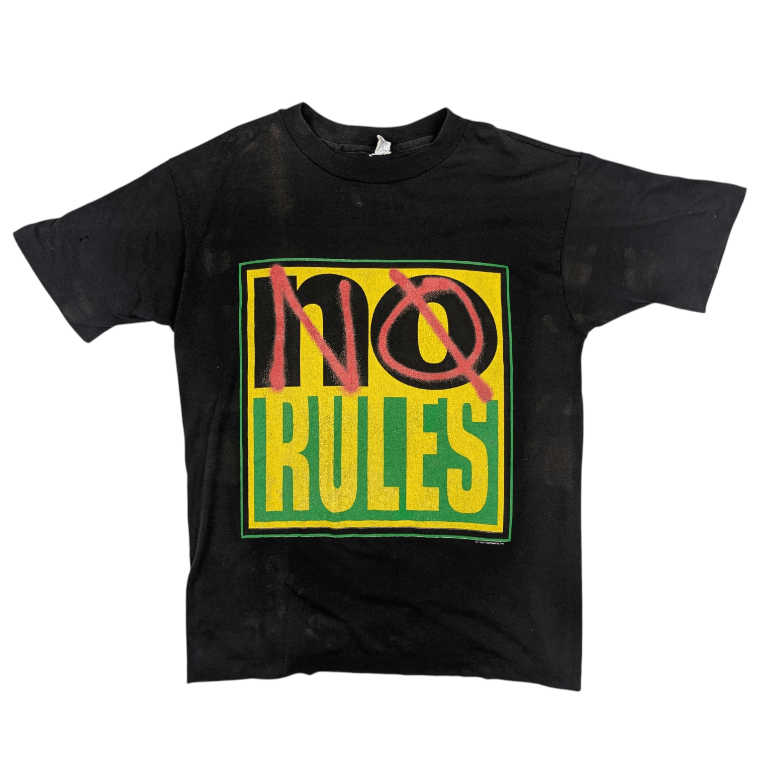 Vintage Vintage 80's SUN SPORTSWEAR No Rules Graphic T Shirt Size US L / EU 52-54 / 3 - 2 Thumbnail