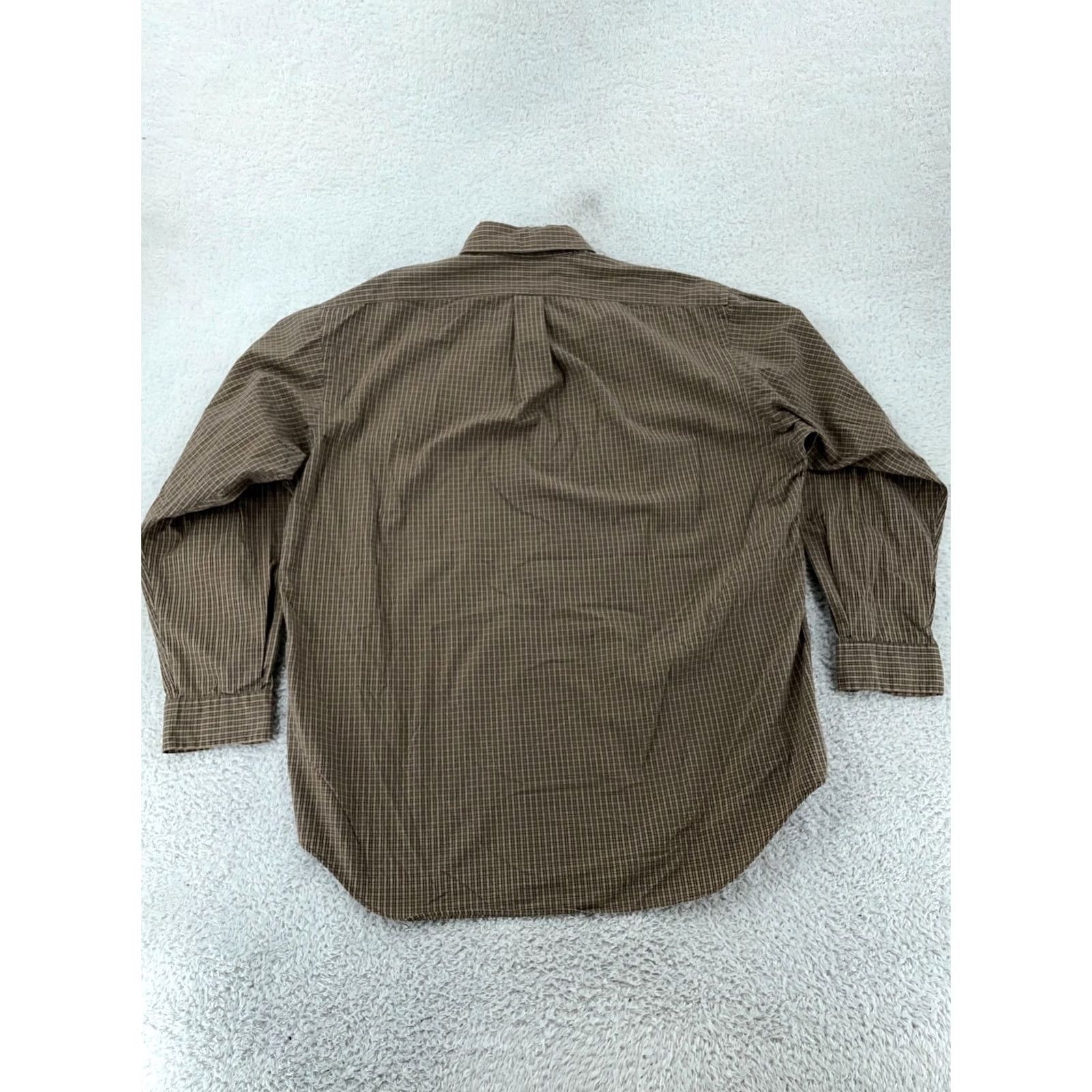 Ralph Lauren Ralph Lauren Shirt Mens Large Brown Plaid Blake Long Sleeve Button-Down Collared Shirt Size US L / EU 52-54 / 3 - 3 Thumbnail