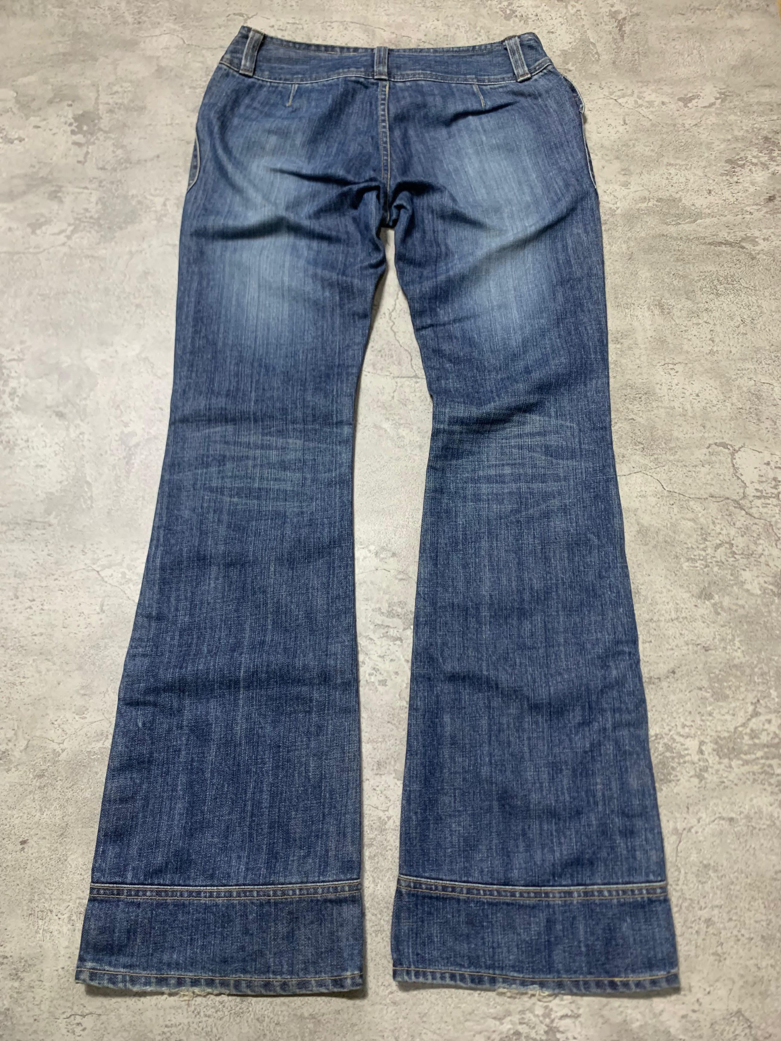 Hysteric Glamour 2000s Hysteric Glamour Faded Flare Jeans Size US 30 / EU 46 - 10 Thumbnail