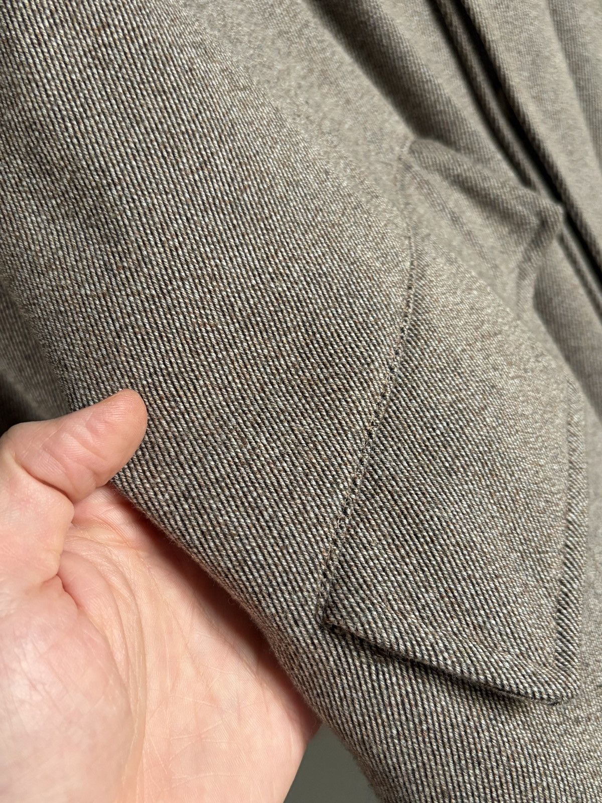Luciano Barbera Luciano Barbera Luxury Wool Beige Coat Size US M / EU 48-50 / 2 - 11 Thumbnail