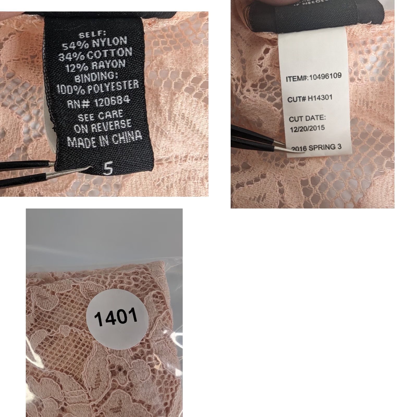 Torrid Torrid Pink Floral Cropped Lace Top Women's 5X Zip Scoop Neck Sheer Blouse Size XXL / US 16-18 / IT 52-54 - 8 Thumbnail