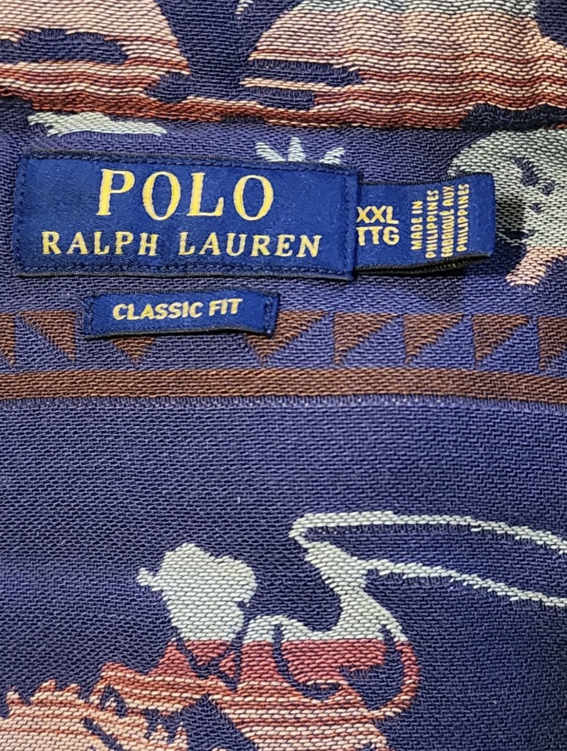 Ralph Lauren Polo Ralph Lauren Southwestern Indian Aztec Western Cowboy Size US XXL / EU 58 / 5 - 6 Thumbnail