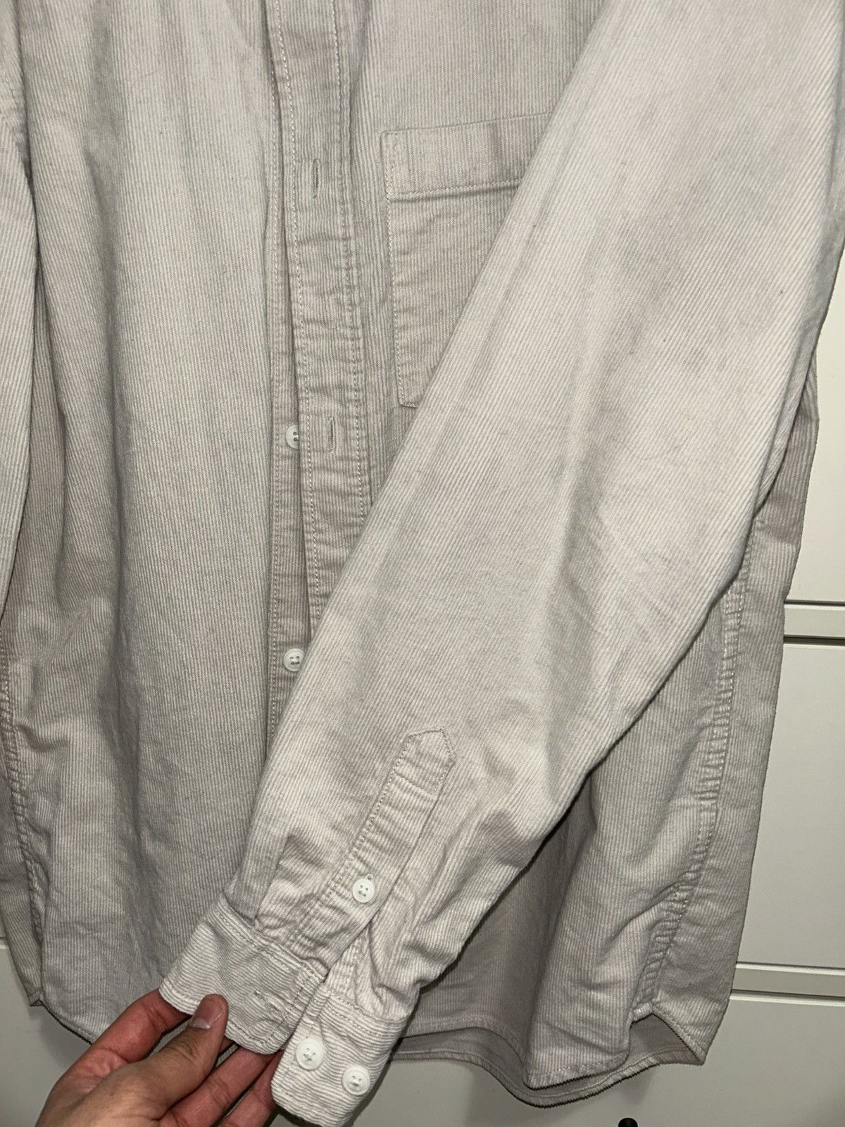 H&M Beige Corduroy H&M Button-Up/Flannel Size US S / EU 44-46 / 1 - 5 Thumbnail