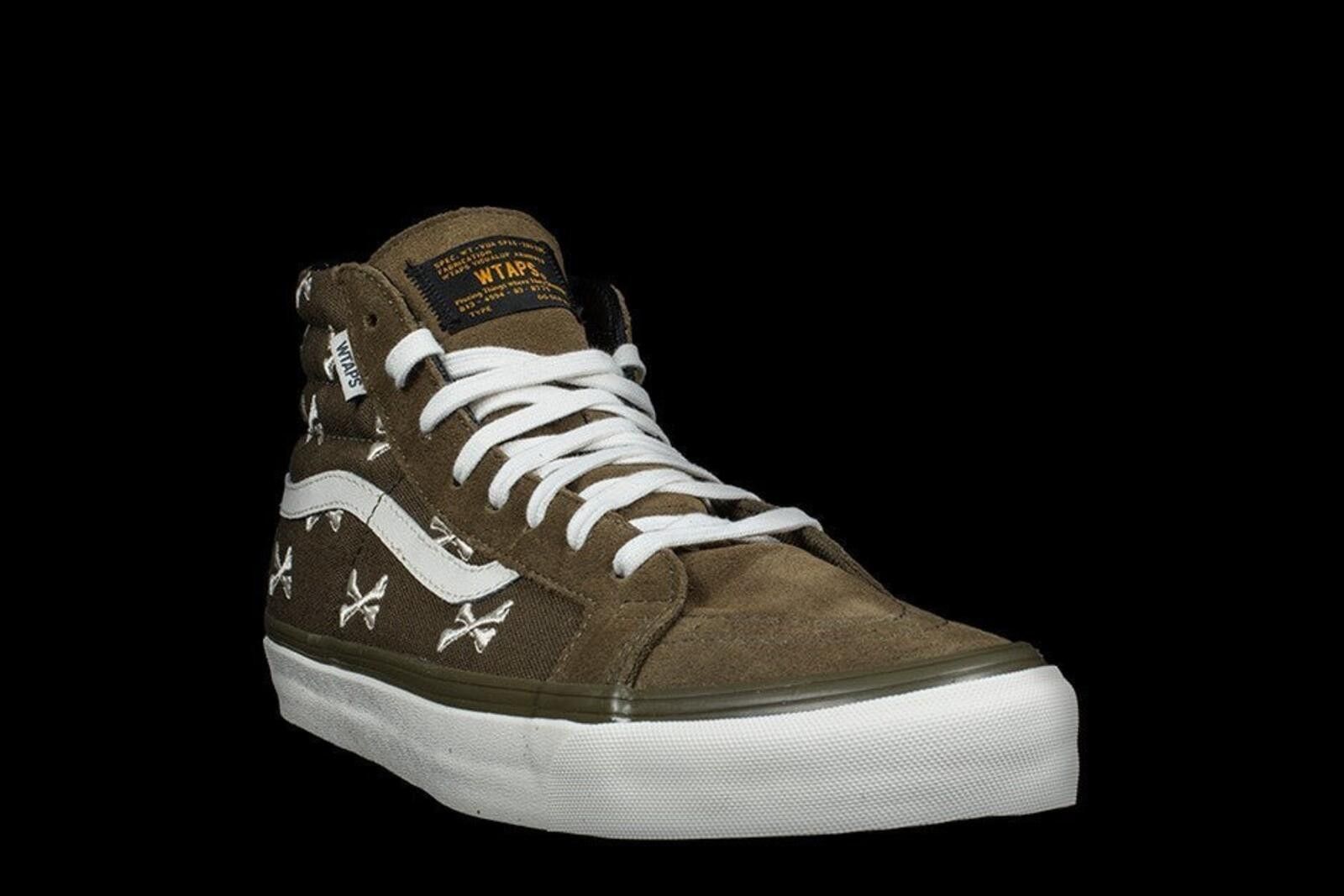 Vans Vans Vault WTAPS OG Sk8-Hi LX Bones Olive Green US12 Size US 12 / EU 45 - 2 Thumbnail