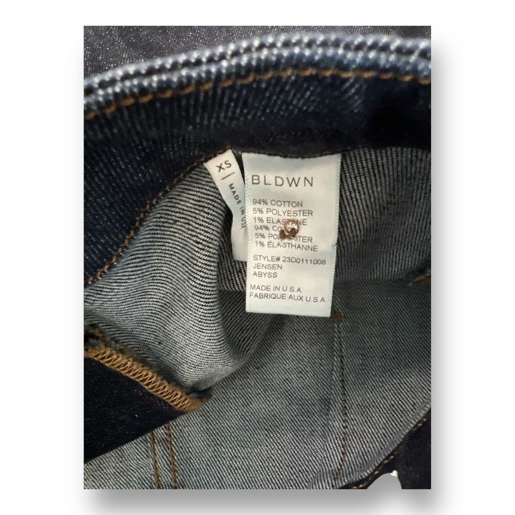Other Bldwn Denim Jean Dark Blue Mini Skirt Size Extra Small Size 26" / US 2 / IT 38 - 5 Thumbnail