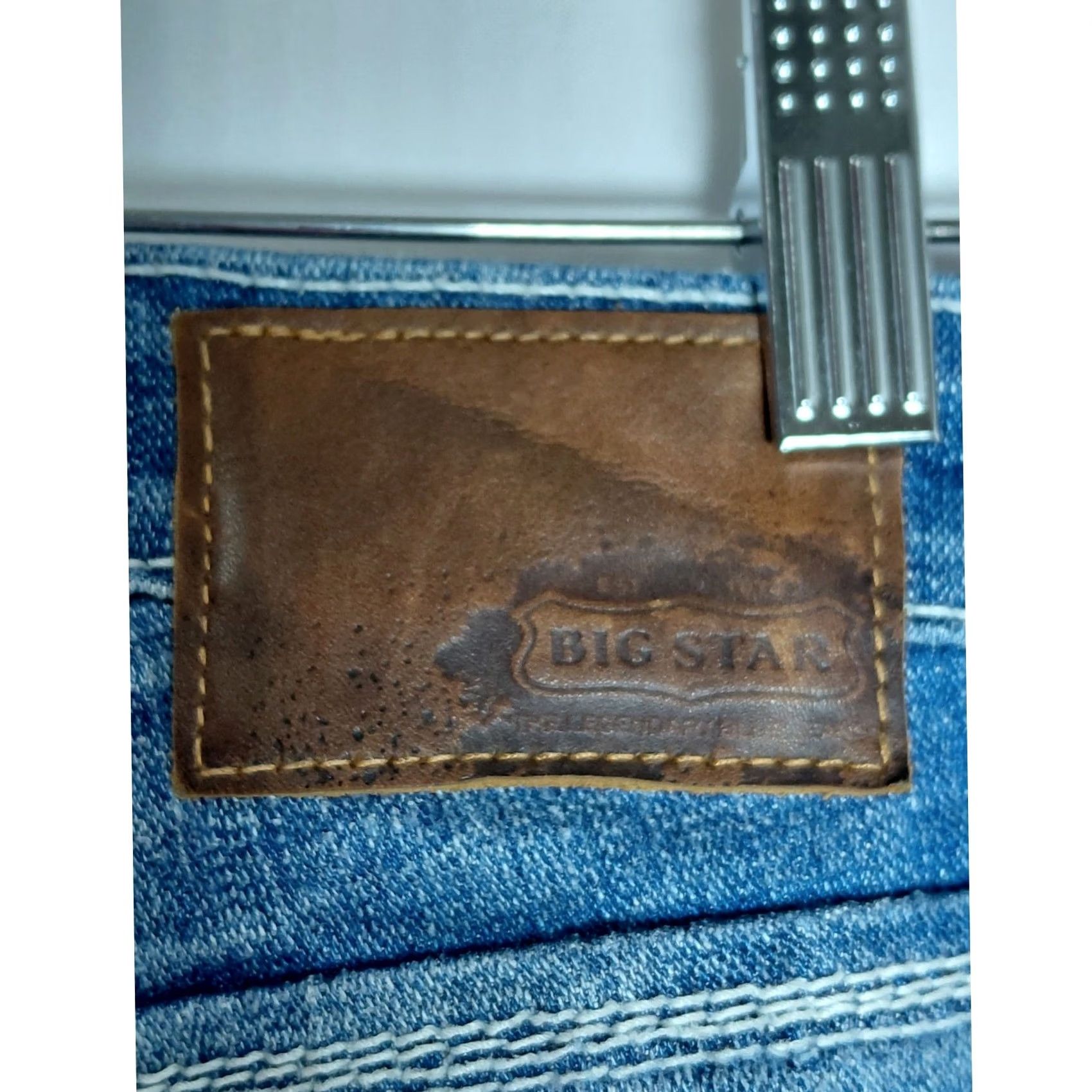Vintage BIG STAR Sweet Boot Low-Rise Blue Denim Lucky Brand Jeans Women Size 28L Size 28" / US 6 / IT 42 - 5 Thumbnail