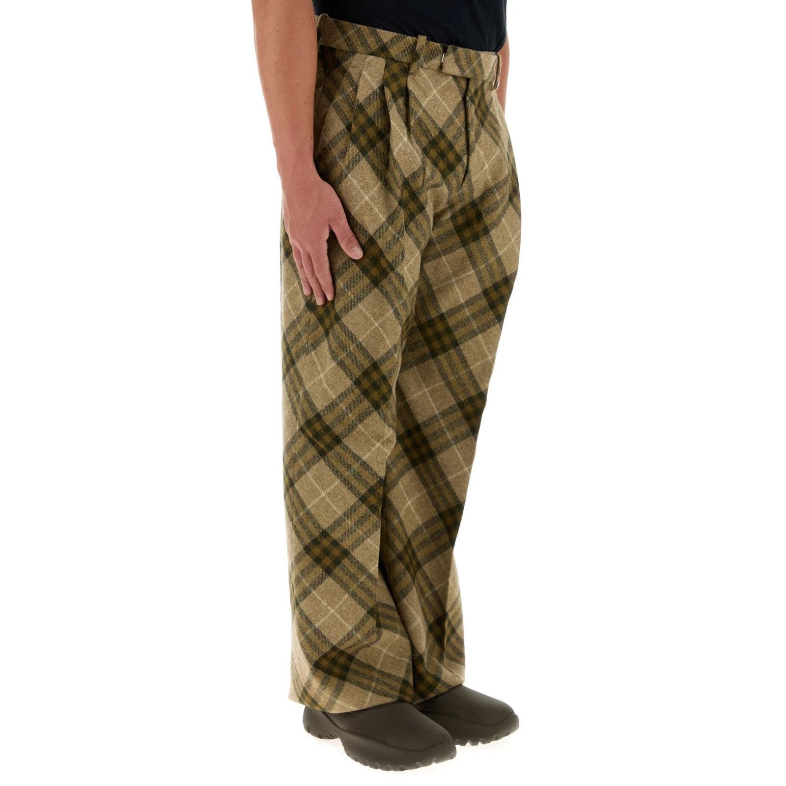 Burberry BURBERRY Embroidered Wool Pants New & Authentic (Men's size: Size US 34 / EU 50 - 3 Thumbnail